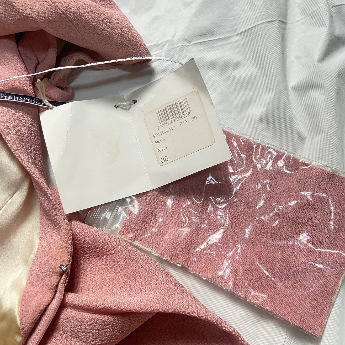 Christian dior Galliano ss99 plunging back pop pink dress