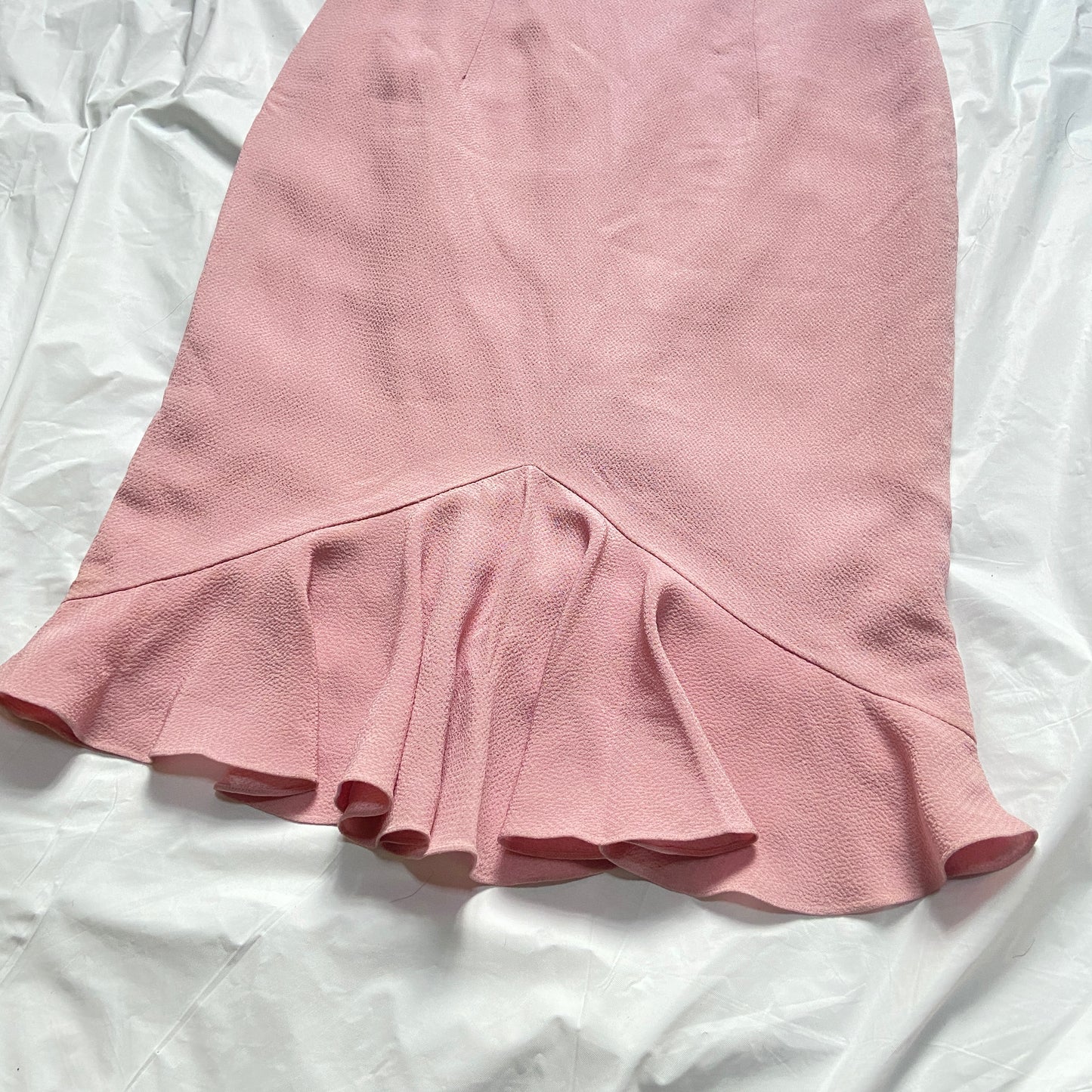 Christian dior Galliano ss99 plunging back pop pink dress