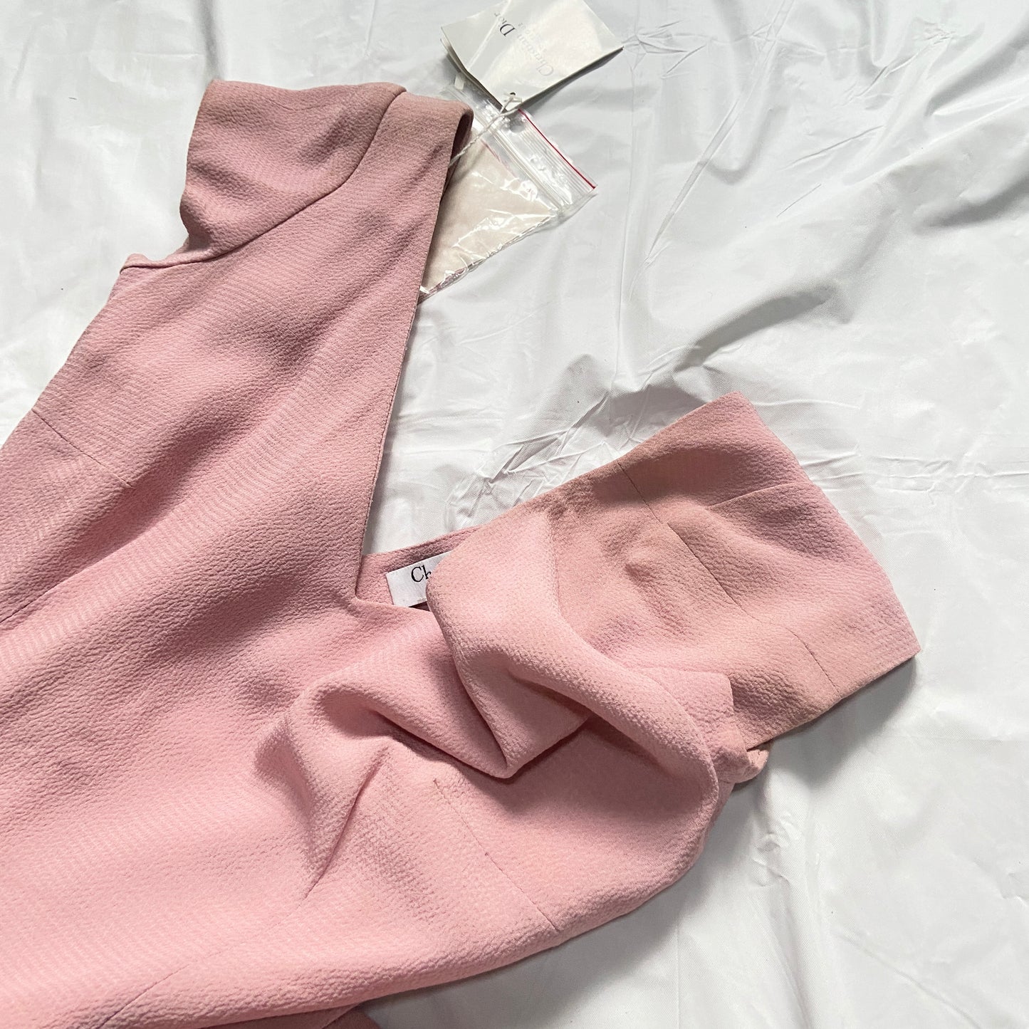 Christian dior Galliano ss99 plunging back pop pink dress