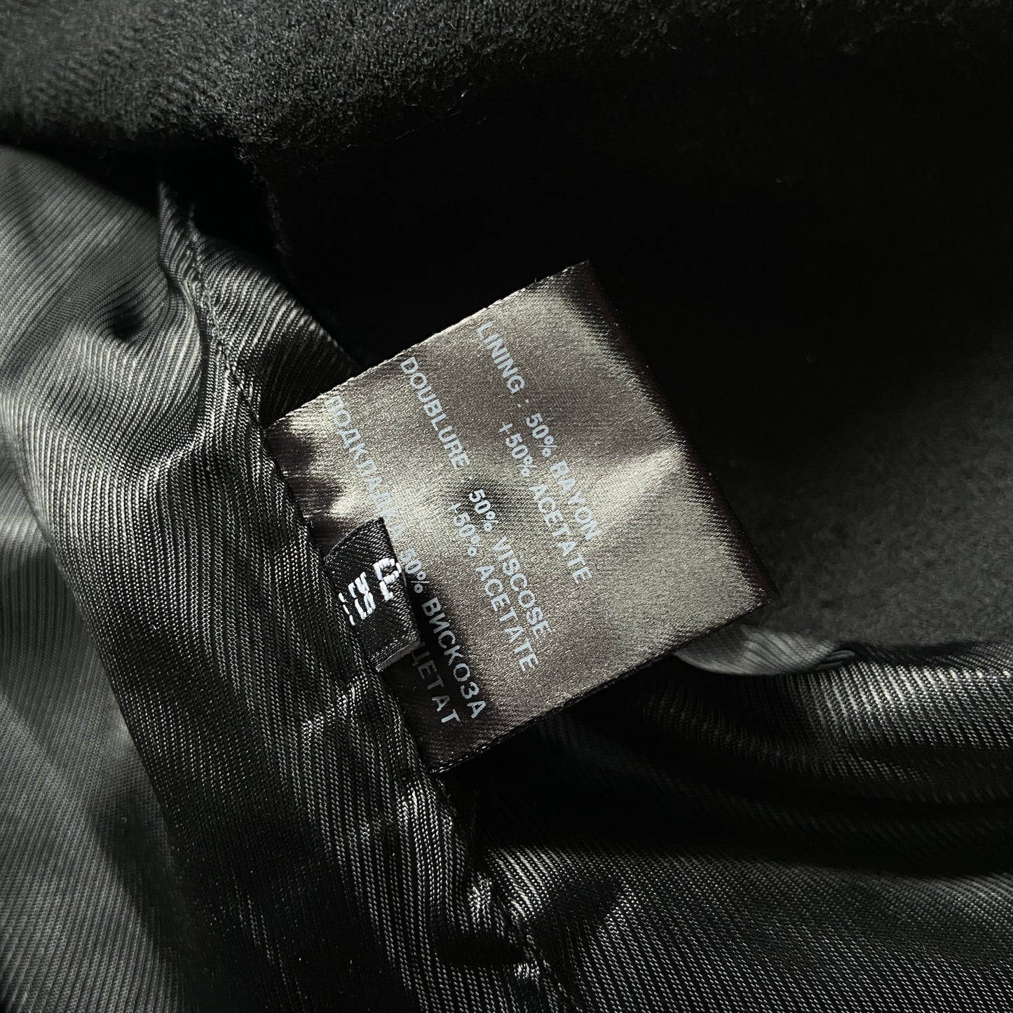 Ann Demeulemeester fall 2011 wool corset lace zip jacket 36