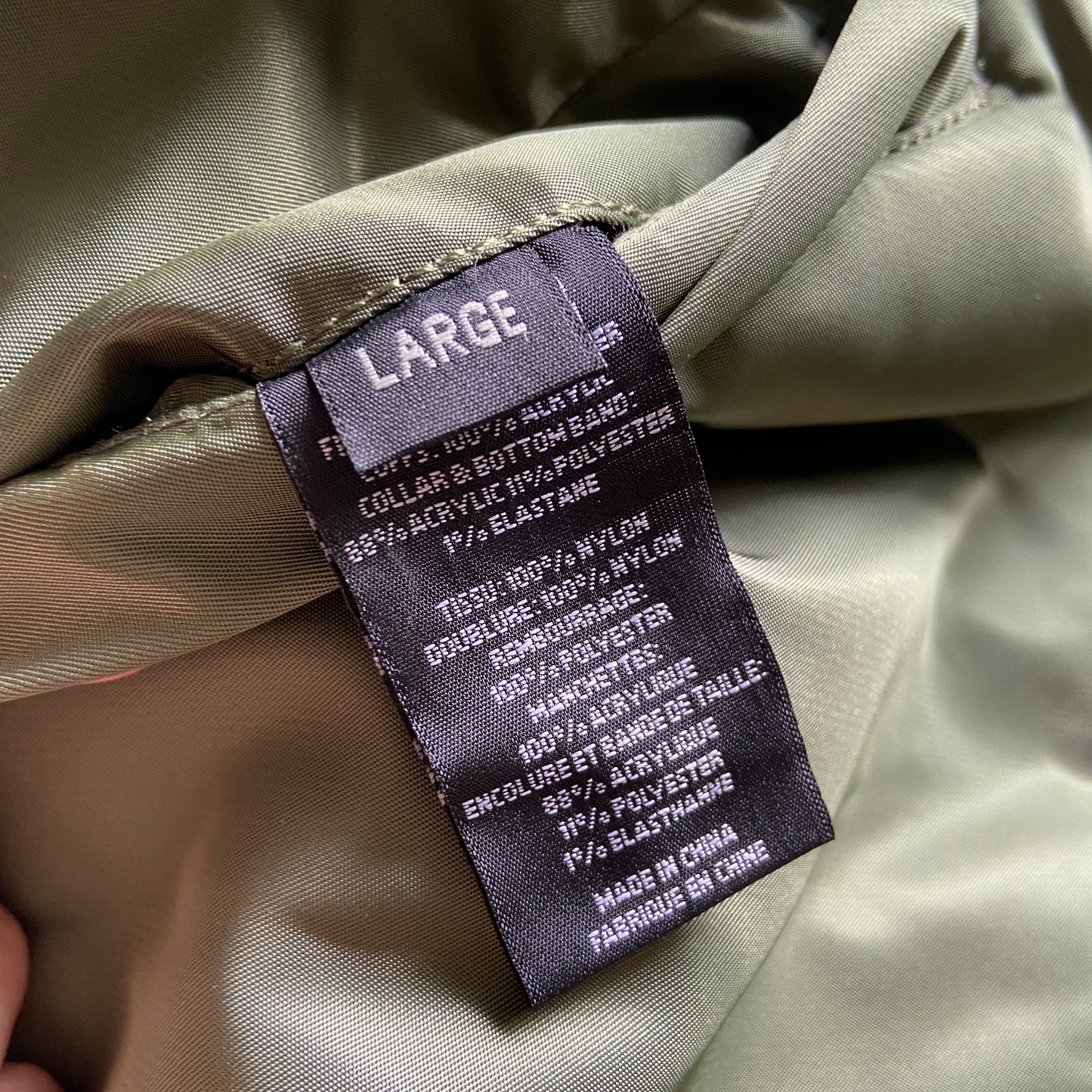 Vetements ss18 alpha green/ orange emoji oversized bomber