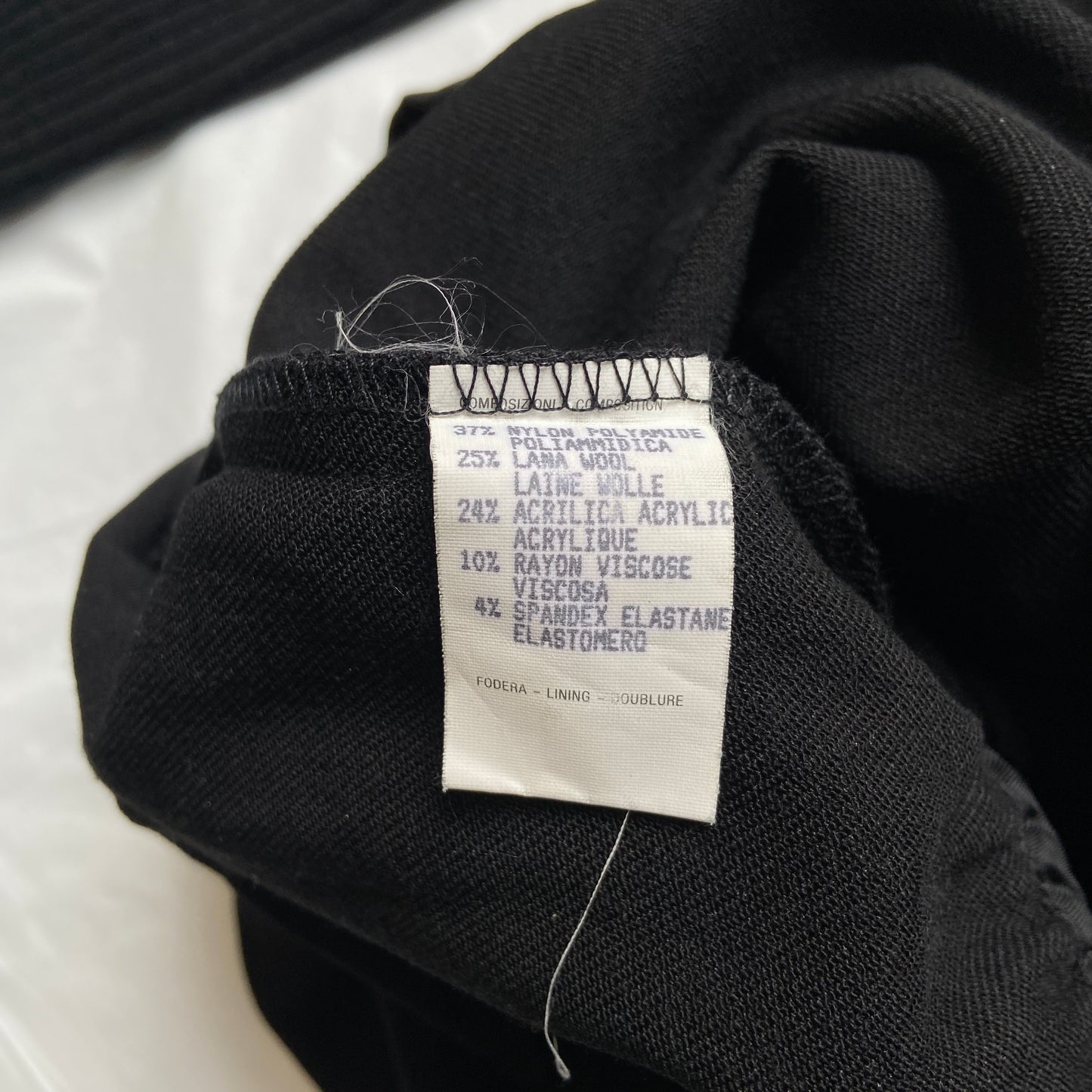 Gucci fall 1996 wool/nylon sweater dress S