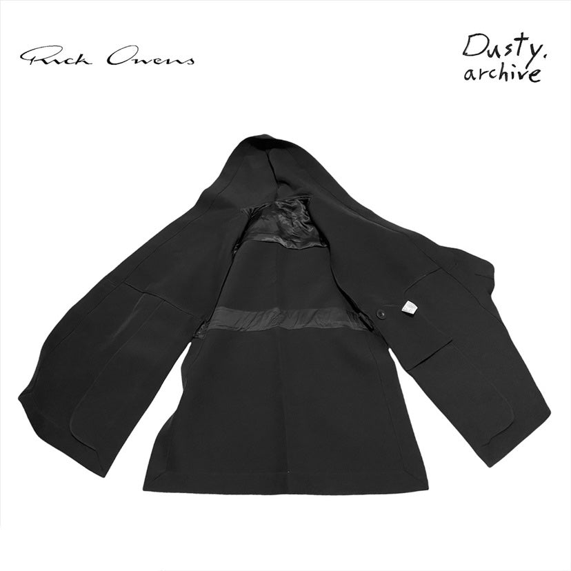 Rick owens fall 2016 sphinx double breasted hooded coat 38