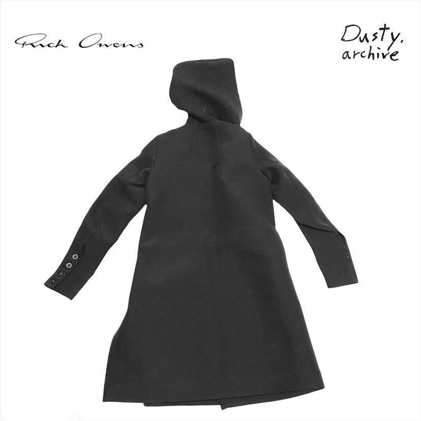 Rick owens fall 2016 sphinx double breasted hooded coat 38