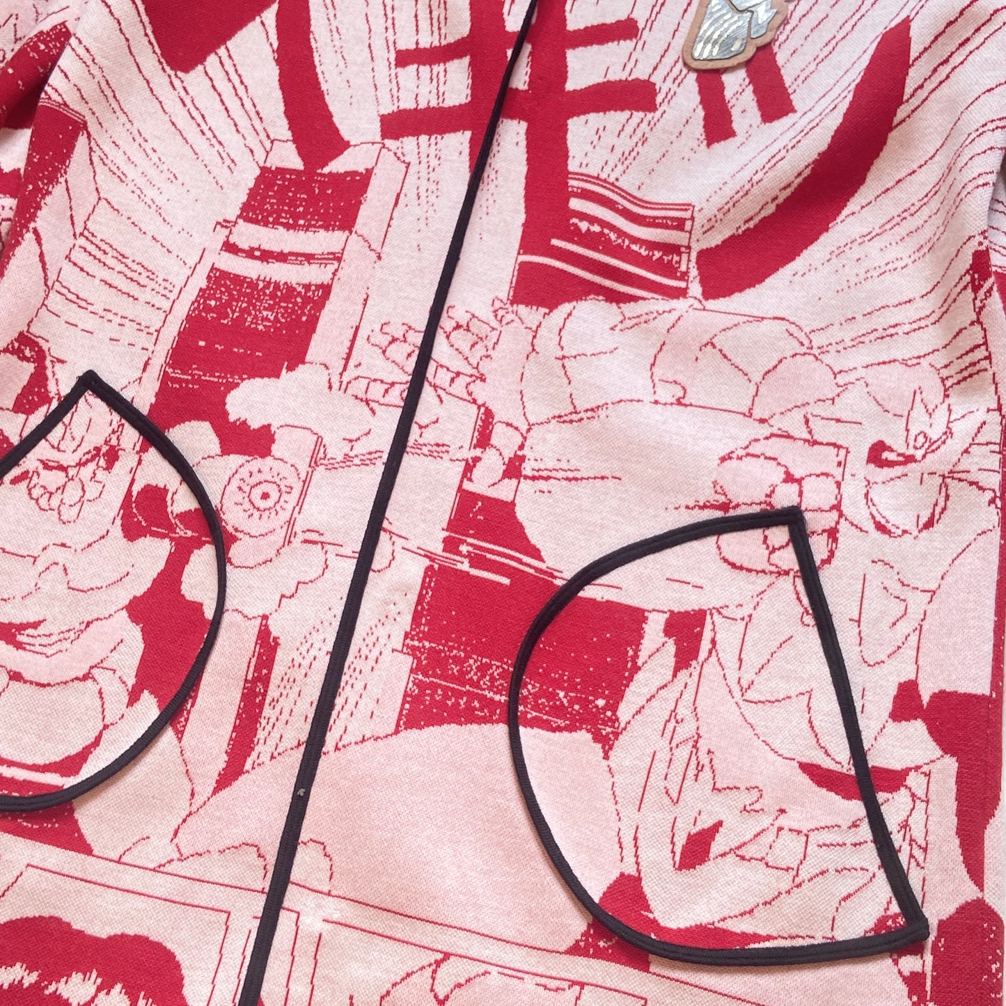 Loewe Spring 2016 Mens Gundam manga knit pajamas coat