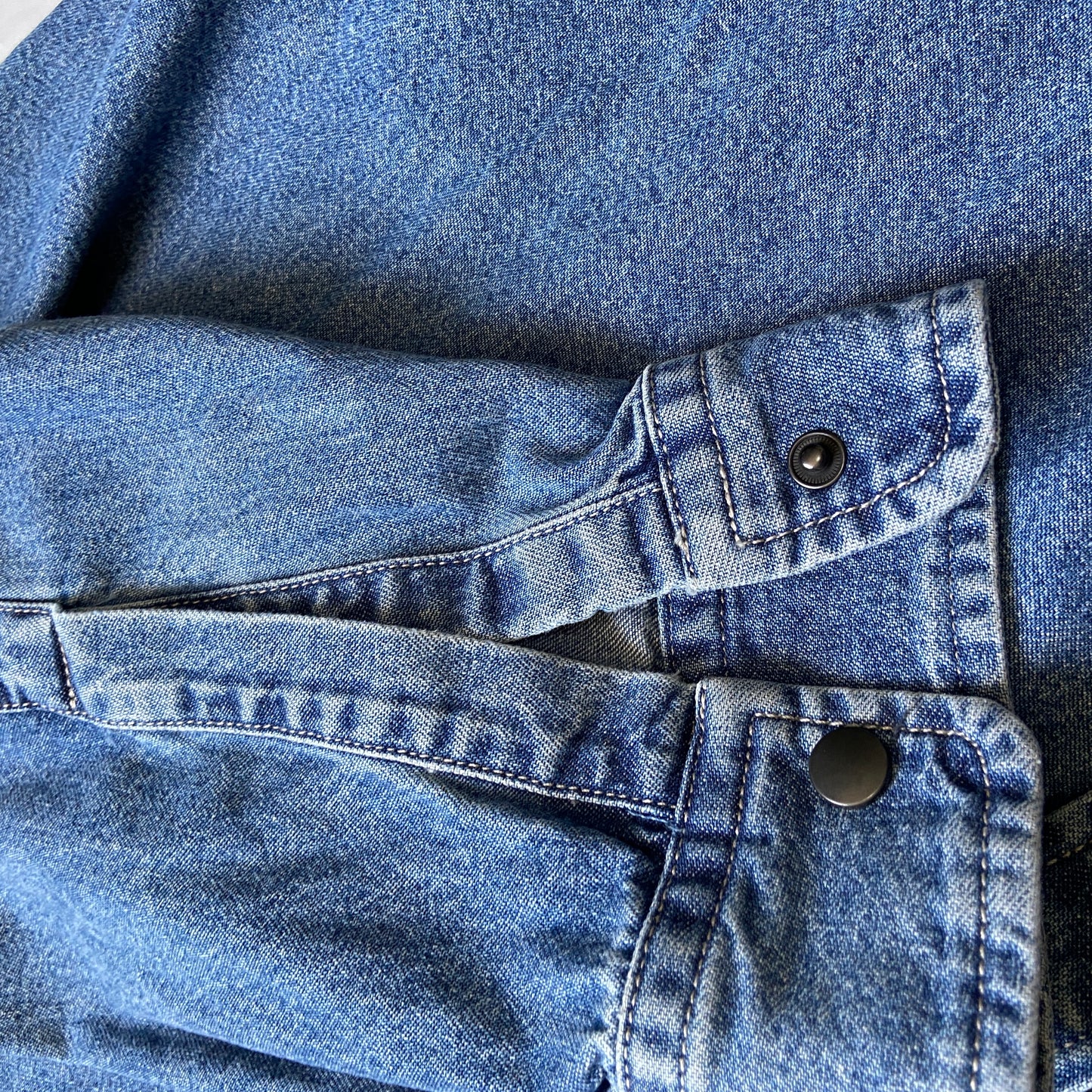 Balenciaga twinset denim plaid shirt mix with hood L