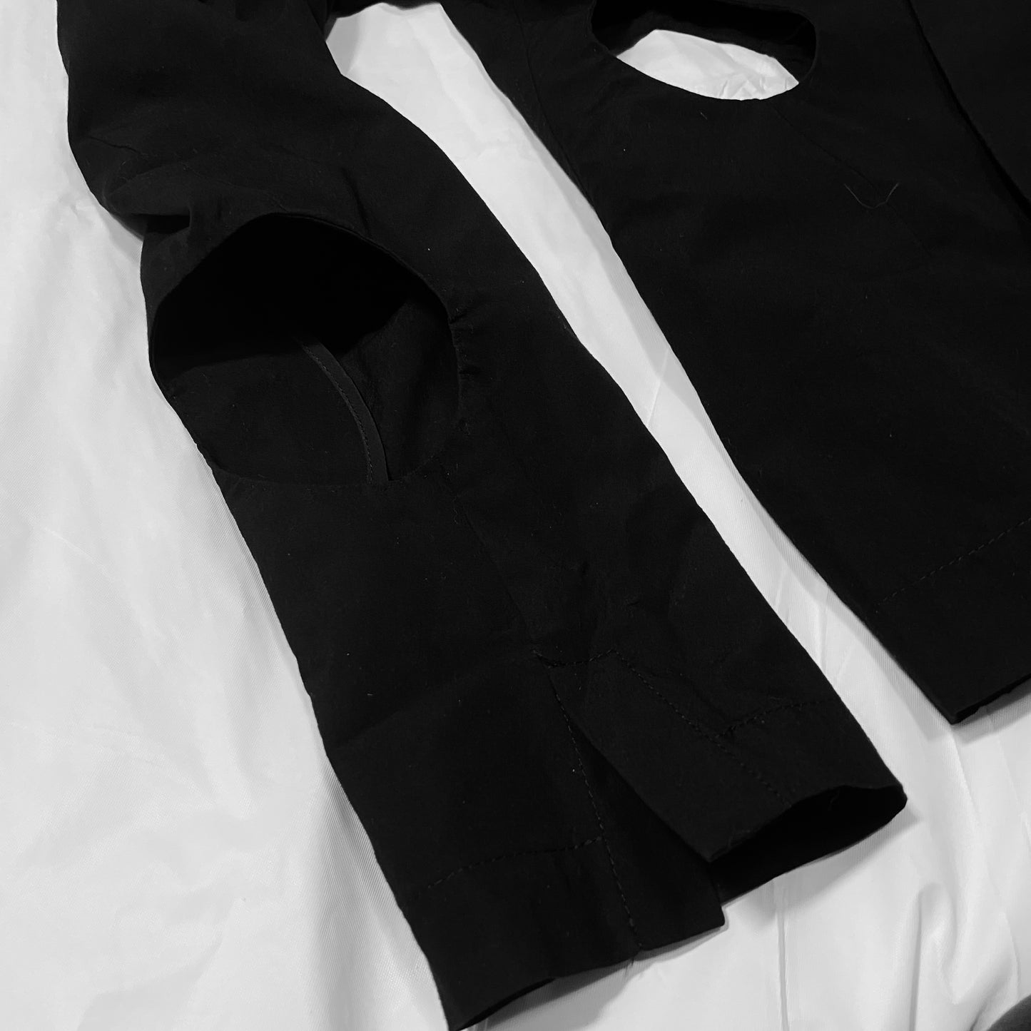 Yohji Yamamoto blazer jacket with circle cut holes 1