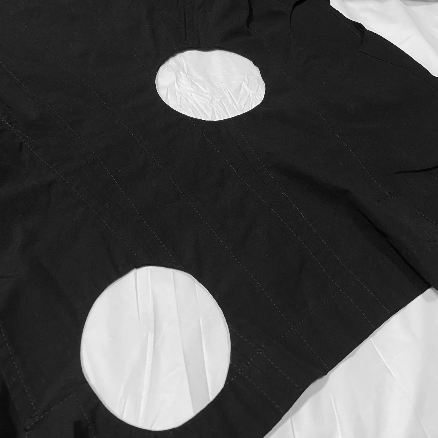 Yohji Yamamoto blazer jacket with circle cut holes 1