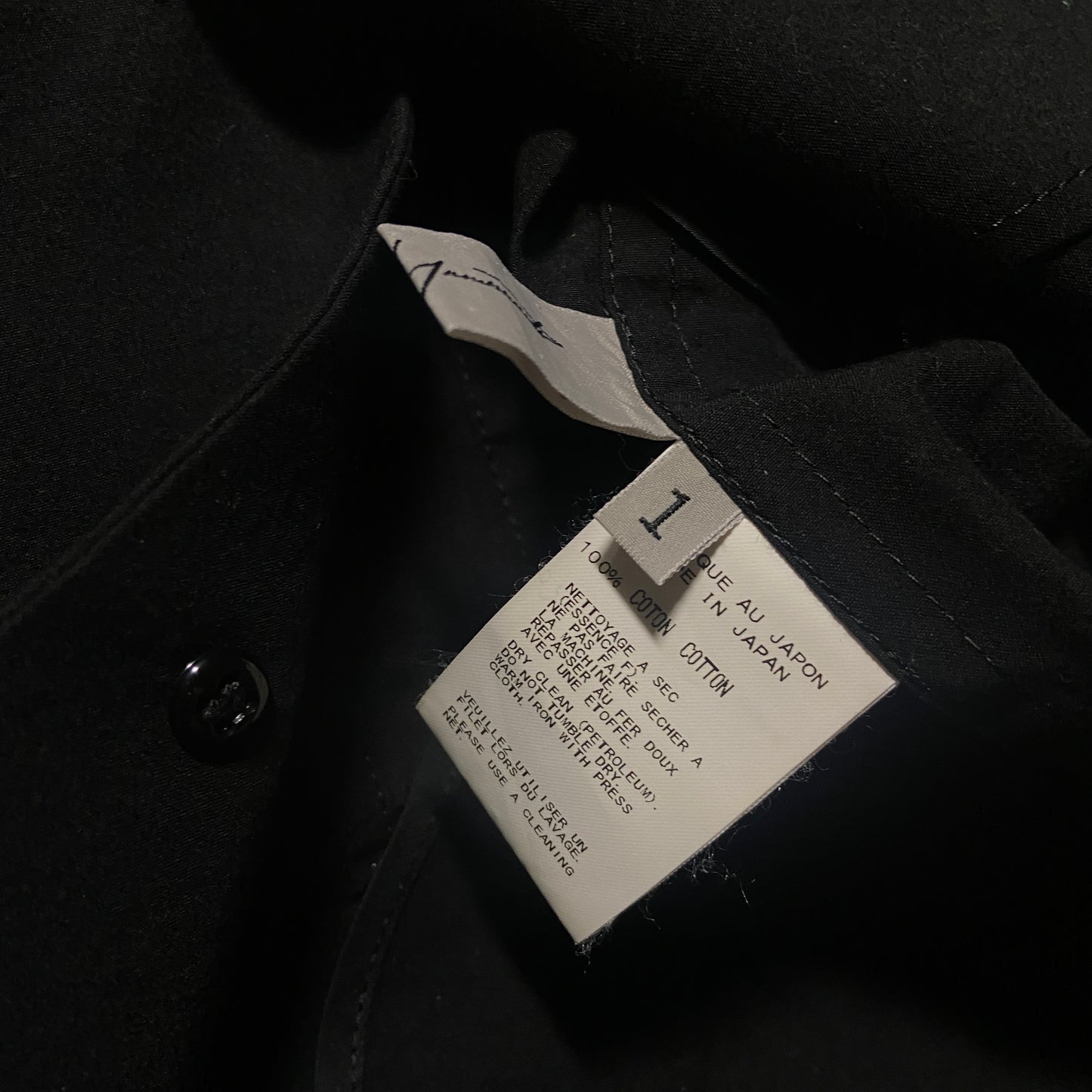 Yohji Yamamoto blazer jacket with circle cut holes 1