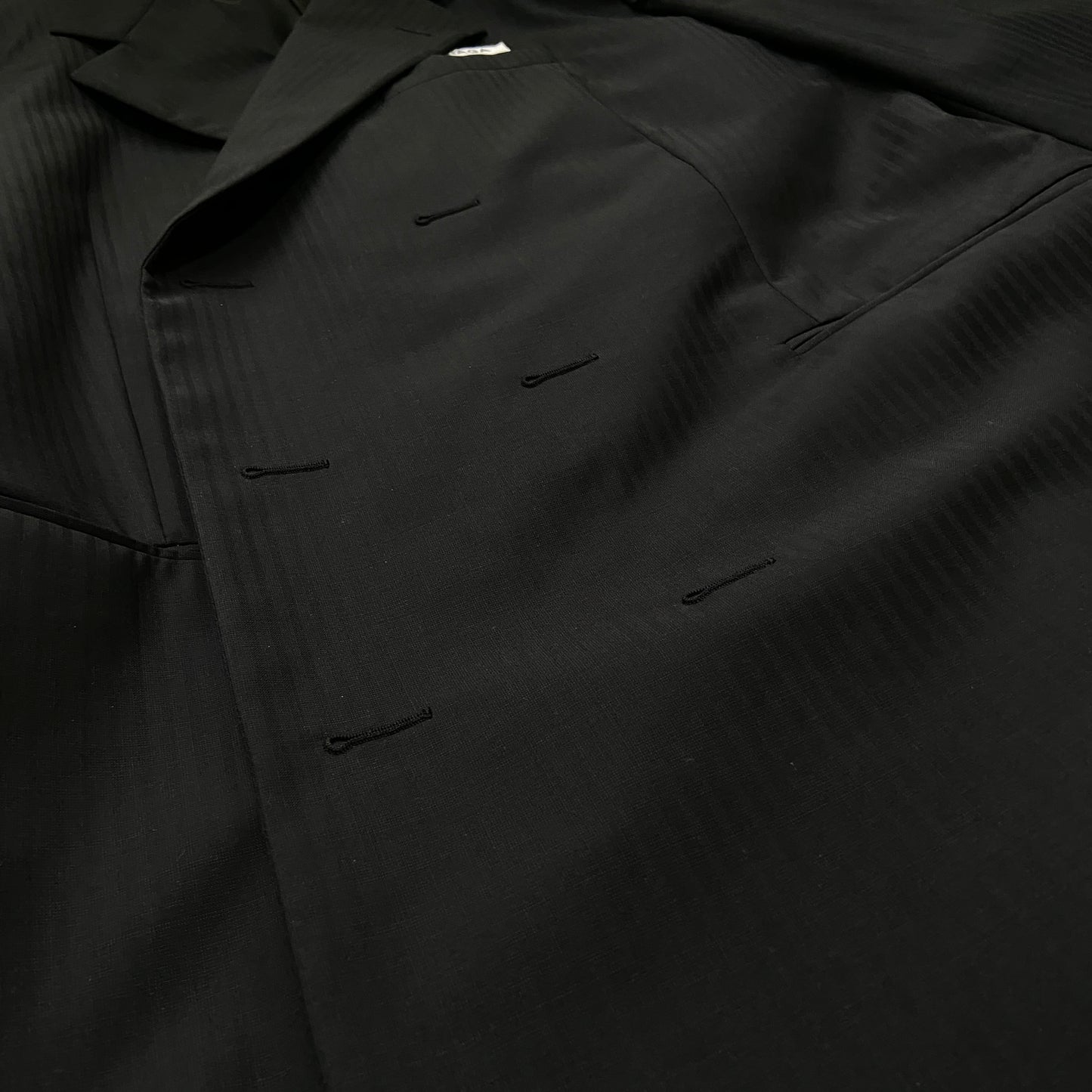 Balenciaga ss17 Double breasted coat with Shrunk shoulder padding 50