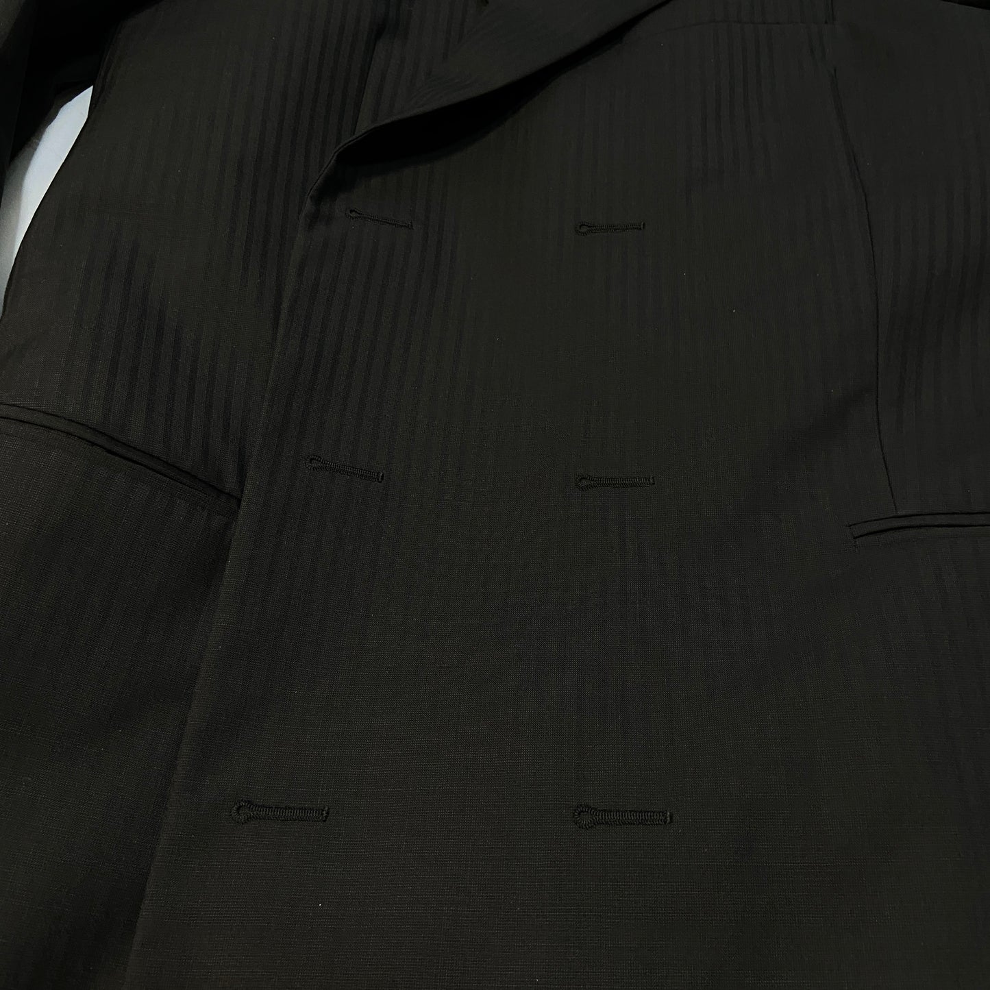 Balenciaga ss17 Double breasted coat with Shrunk shoulder padding 50