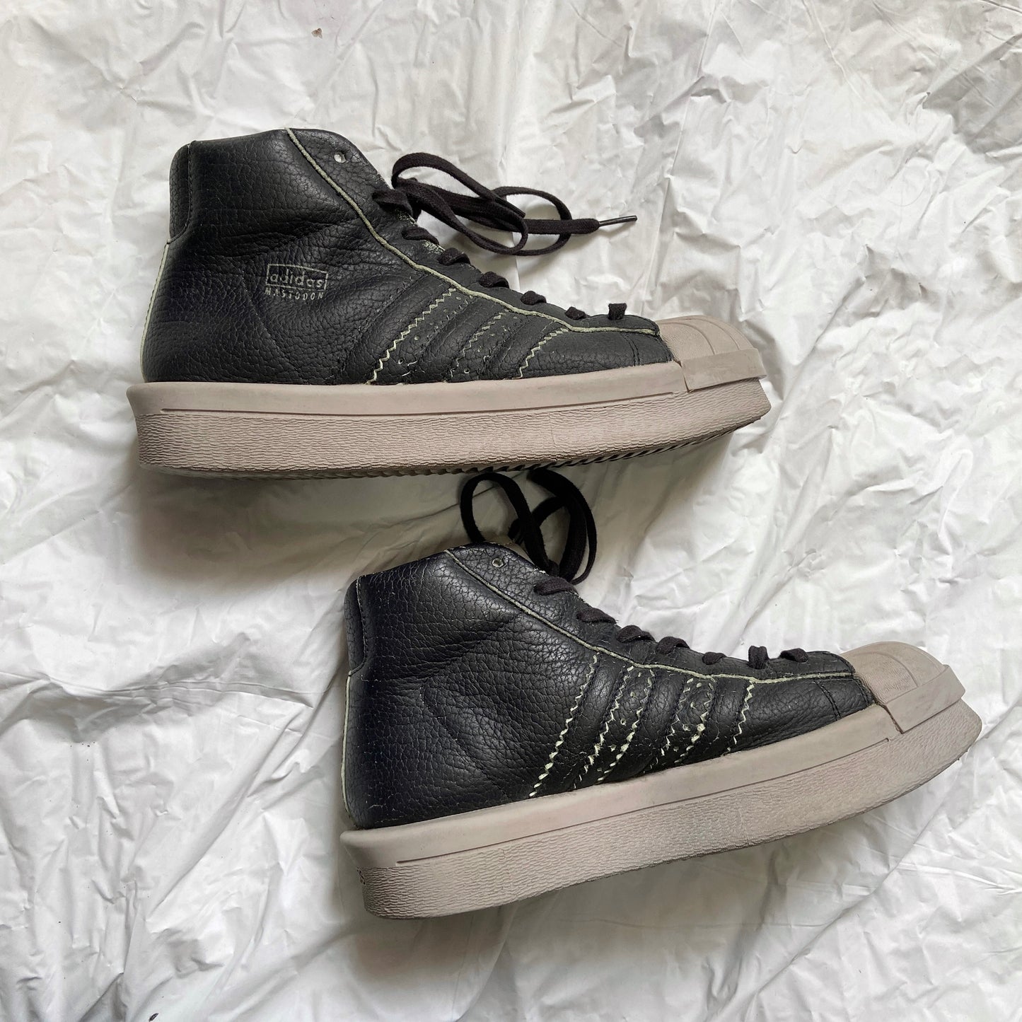 Rick owens x adidas indo black mastodon pro 43.5
