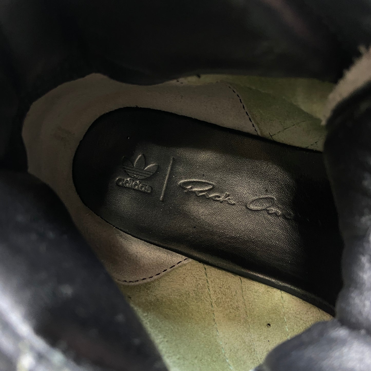 Rick owens x adidas indo black mastodon pro 43.5