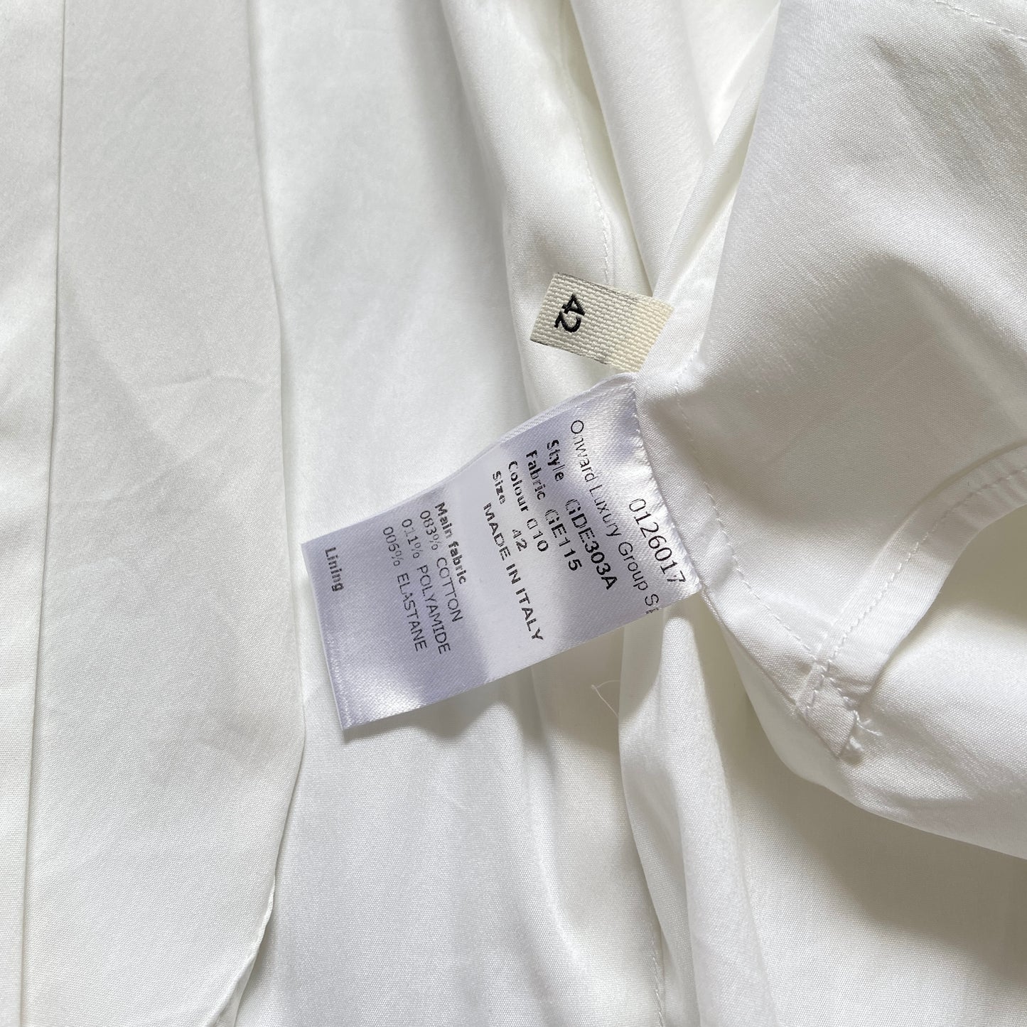 Jean Paul Gaultier ss13 extended side panel wrap shirt 42