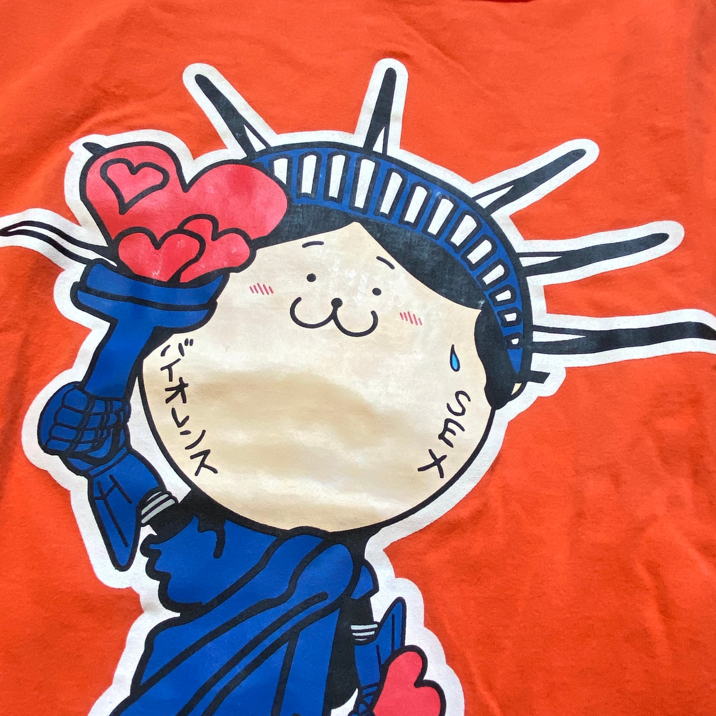 20471120 hyoma statue of liberty mascot tee M