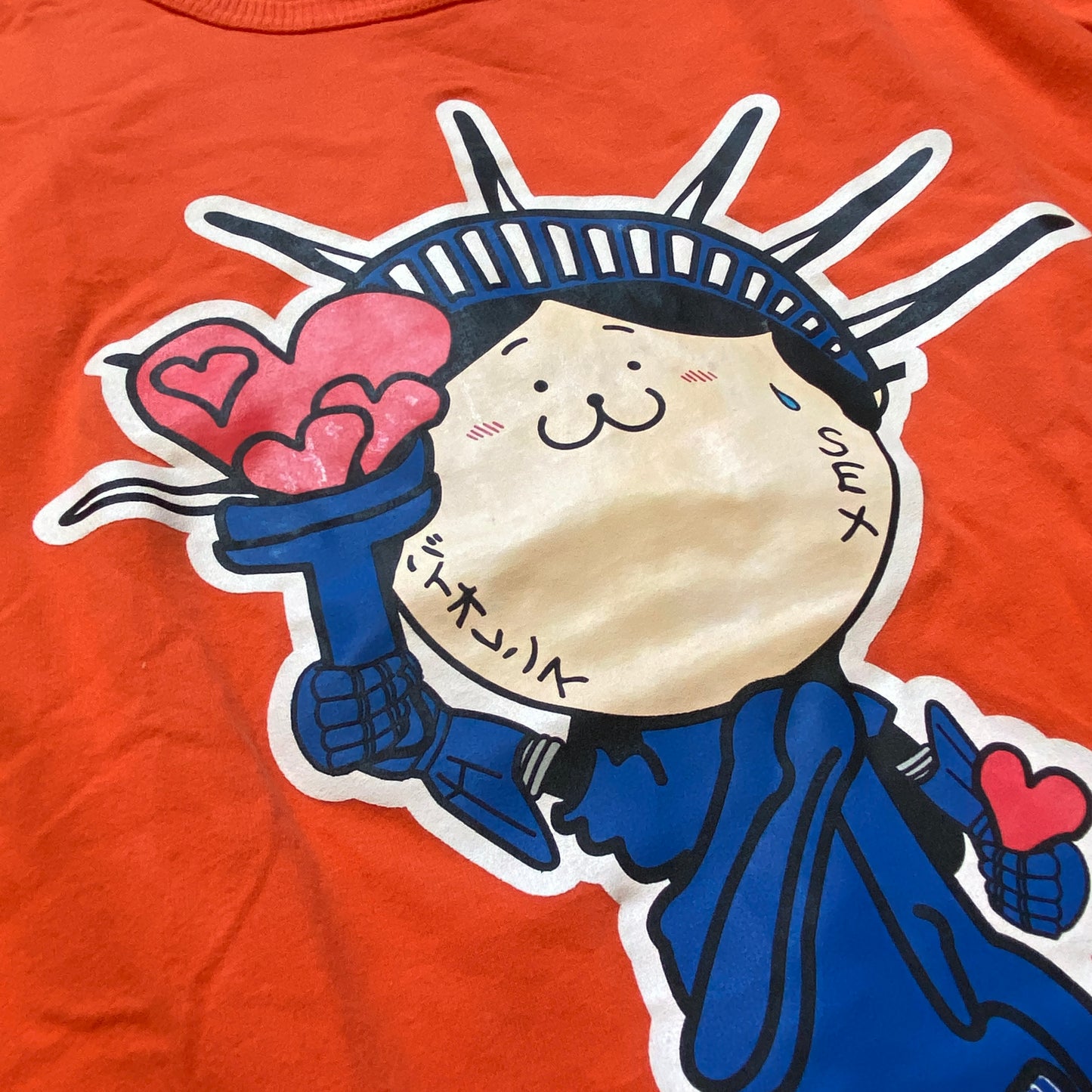 20471120 hyoma statue of liberty mascot tee M