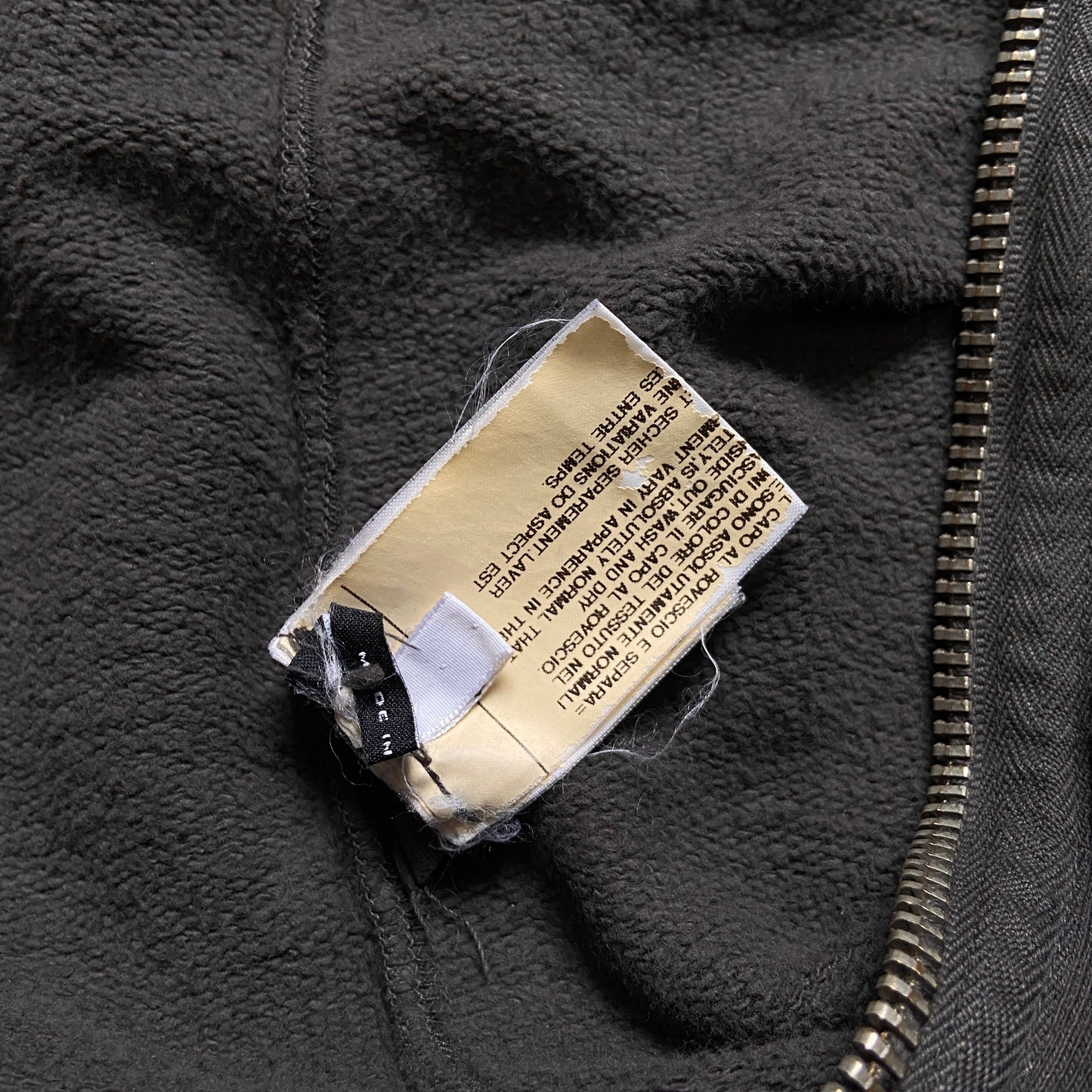Rick Owens DRKSHDW 2008 bondage gimp hoodie L