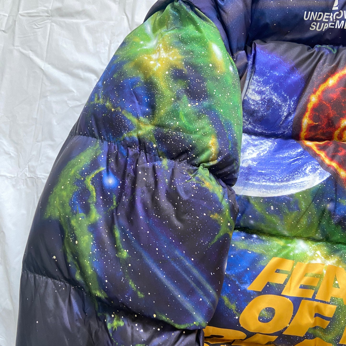 Undercover Supreme public enemy puffer jacket M