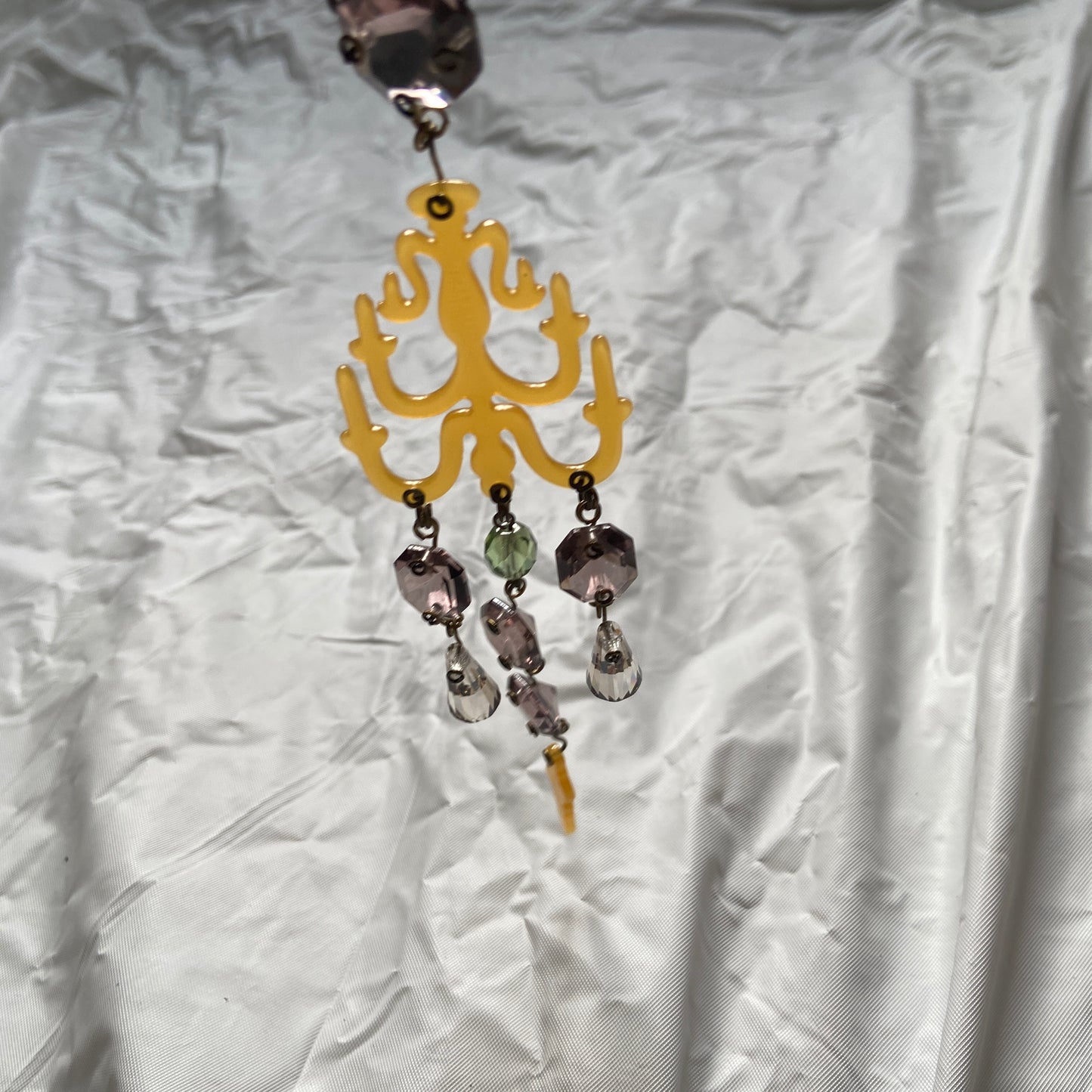 Jean Paul Gaultier Chandelier crystal necklace