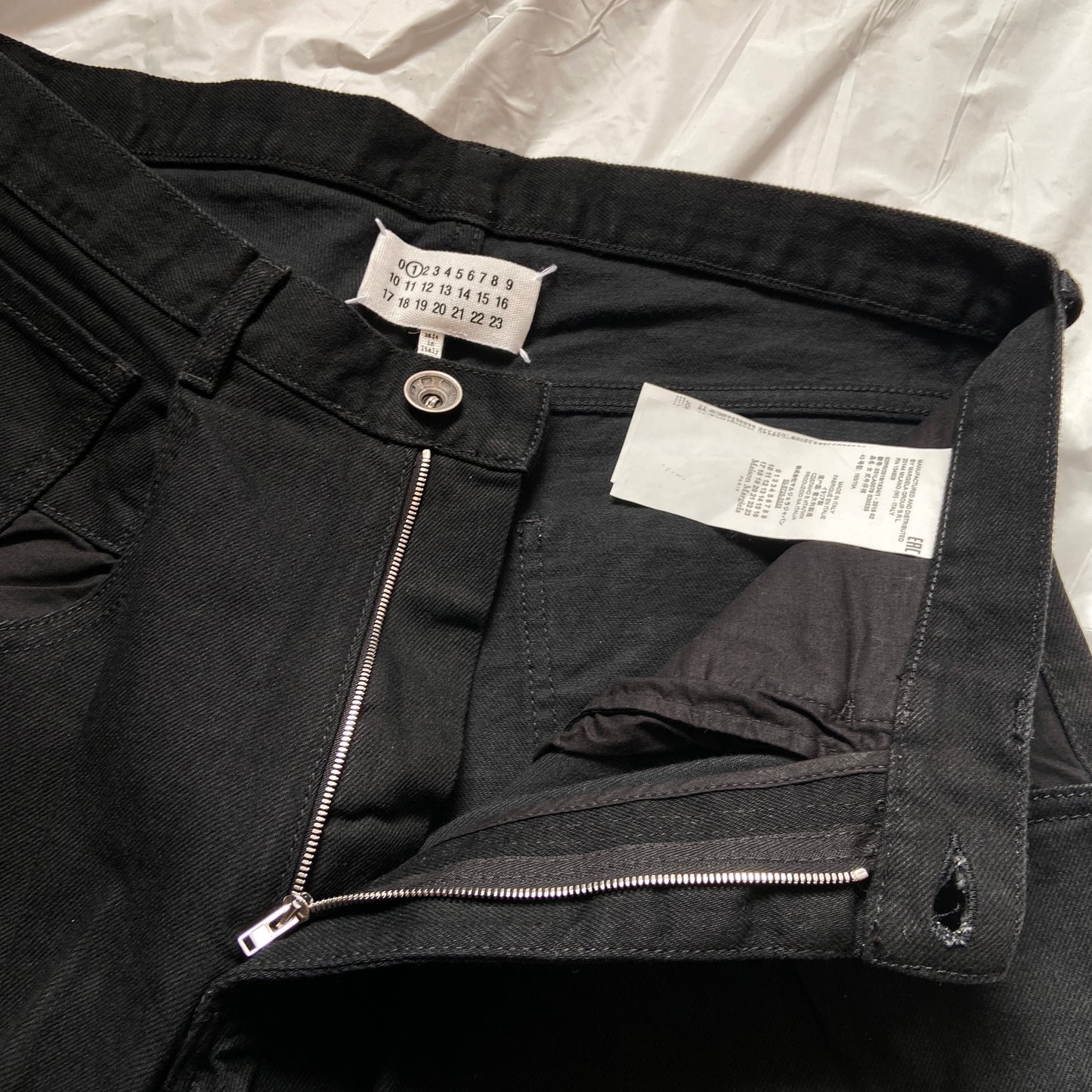 Maison Margiela fw19 logo baggy jeans 42