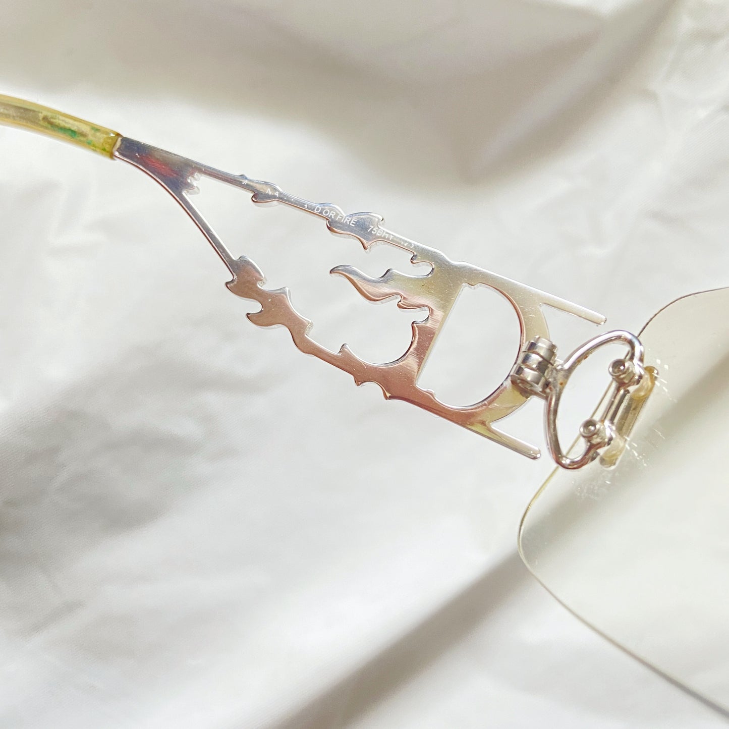 Dior Galliano Swarovski Crystals Fire Sunglasses