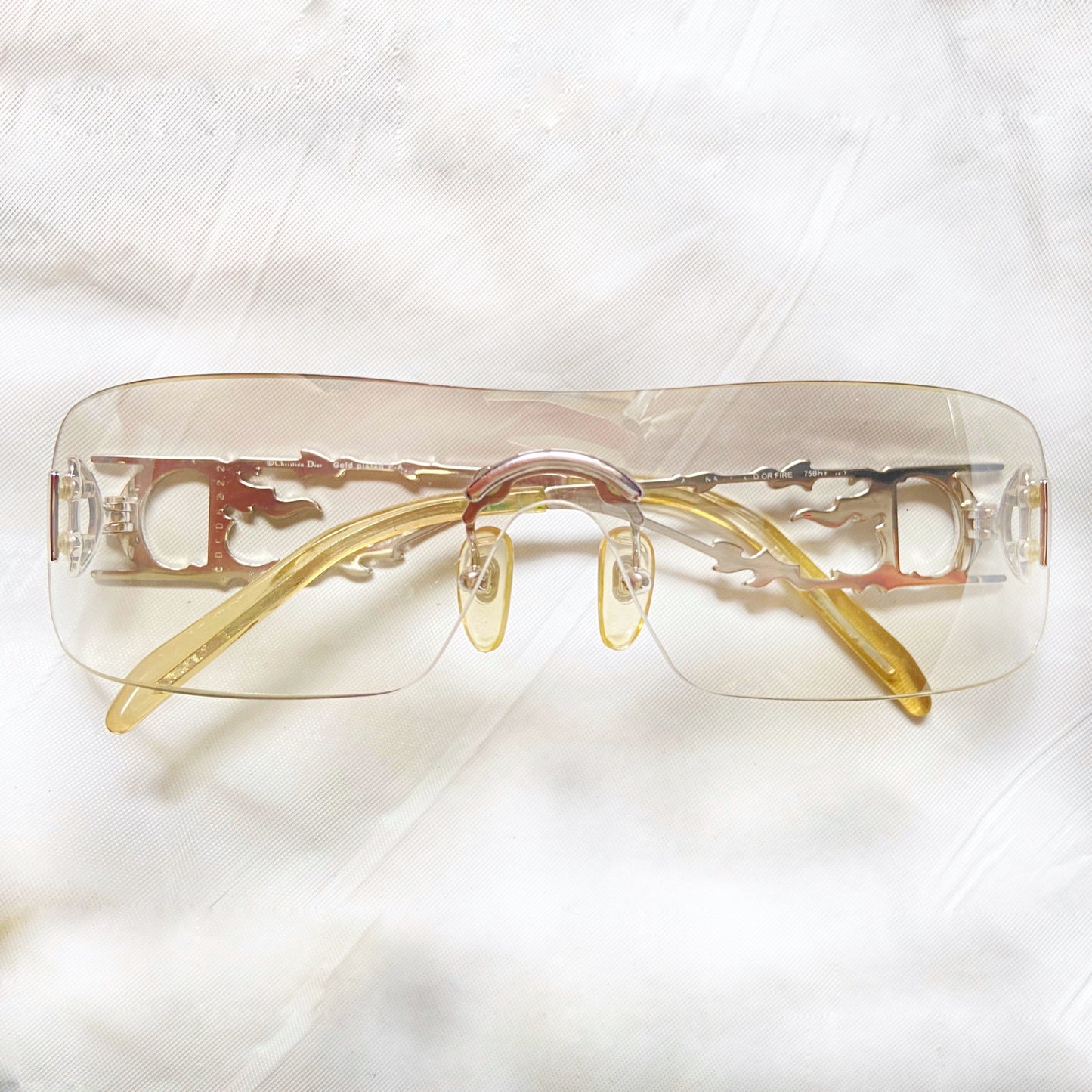 Dior Galliano Swarovski Crystals Fire Sunglasses