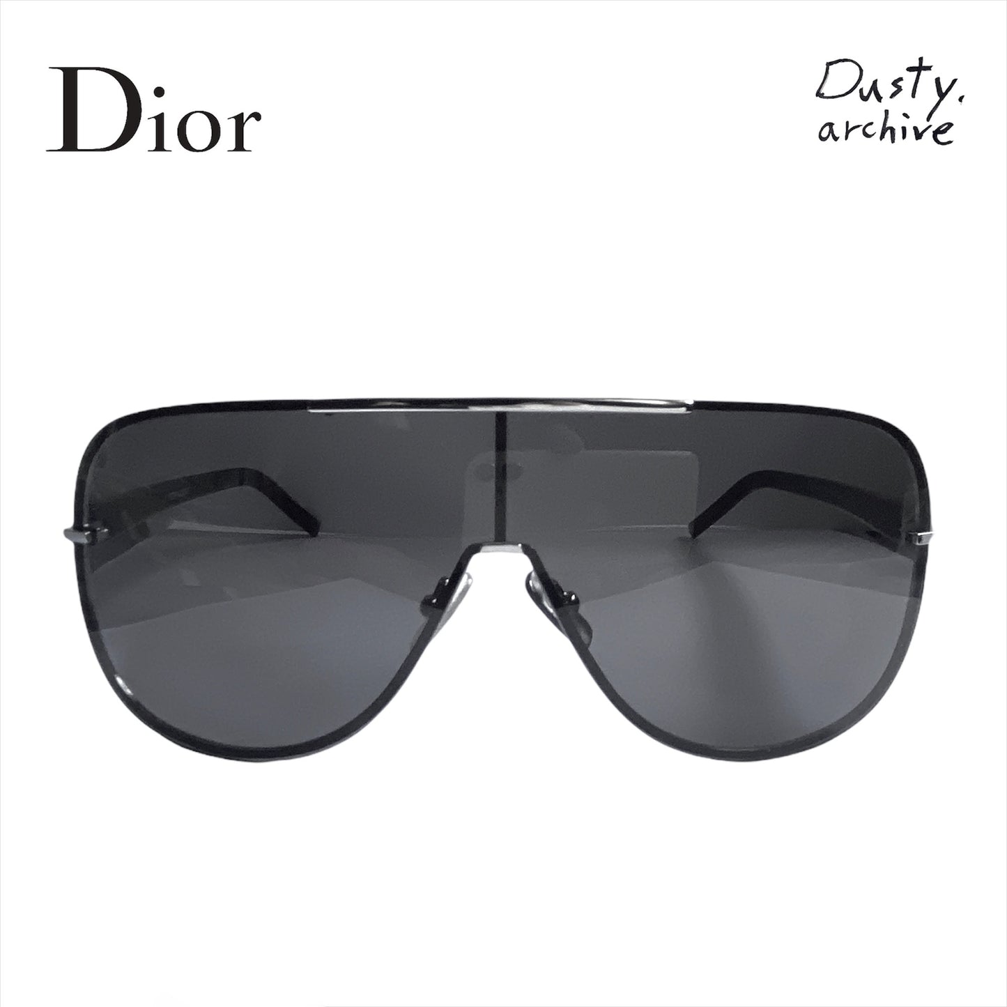Dior Homme Hedi mirrored shield sunglasses