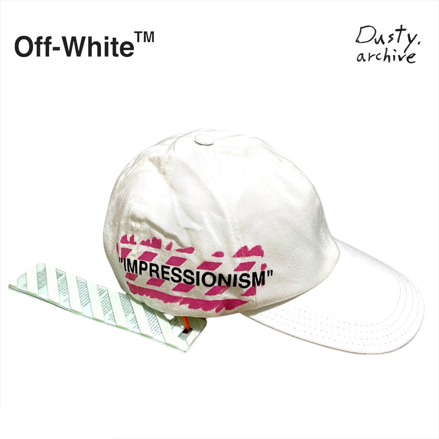 Off-White “Impressionism” stripe hat