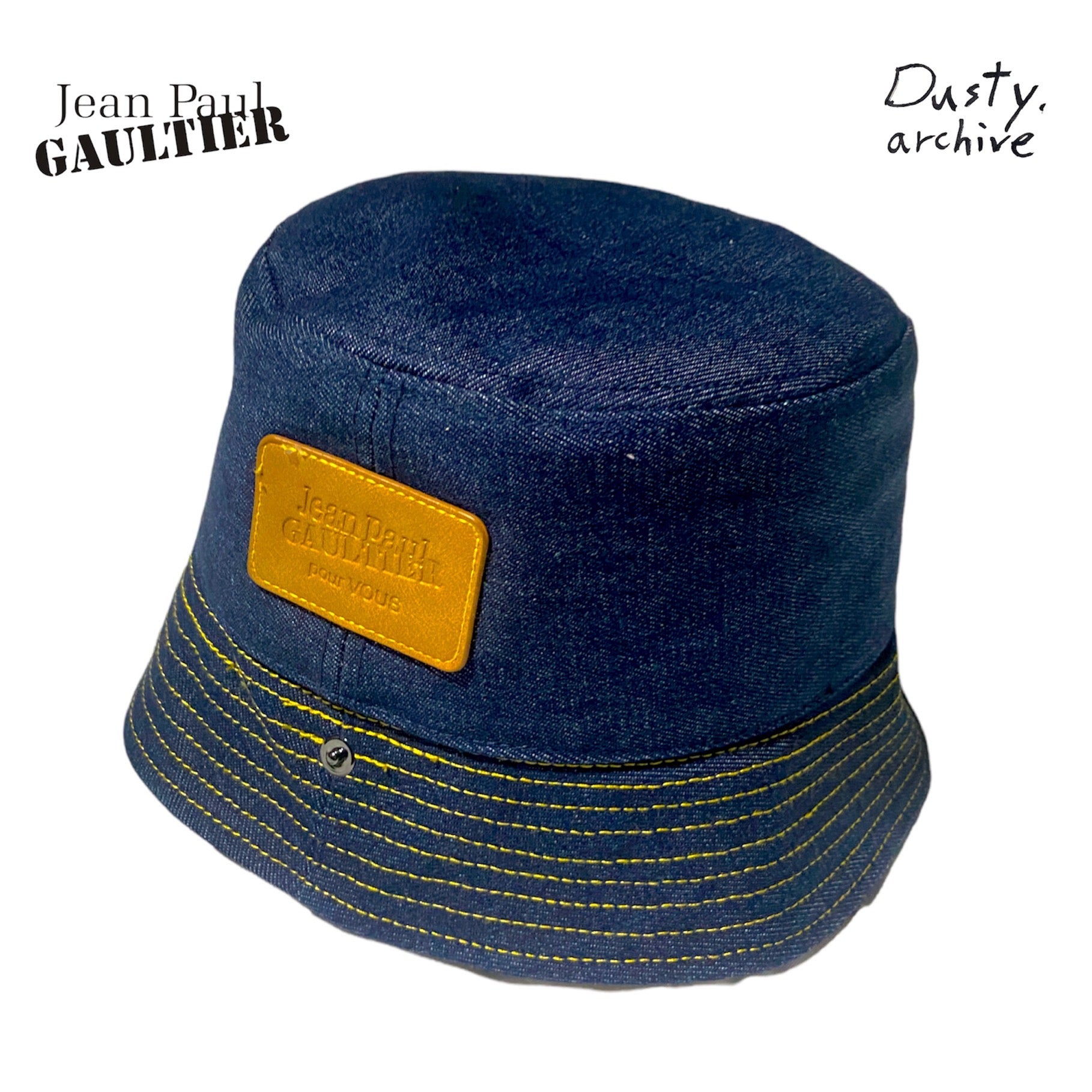 Jean Paul gaultier pour Vous denim bucket hat – Dusty Archive