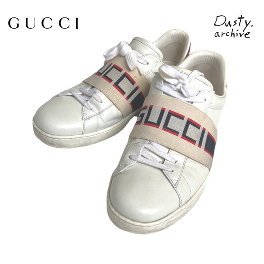 Gucci ace sneakers with gucci logo stripe 42