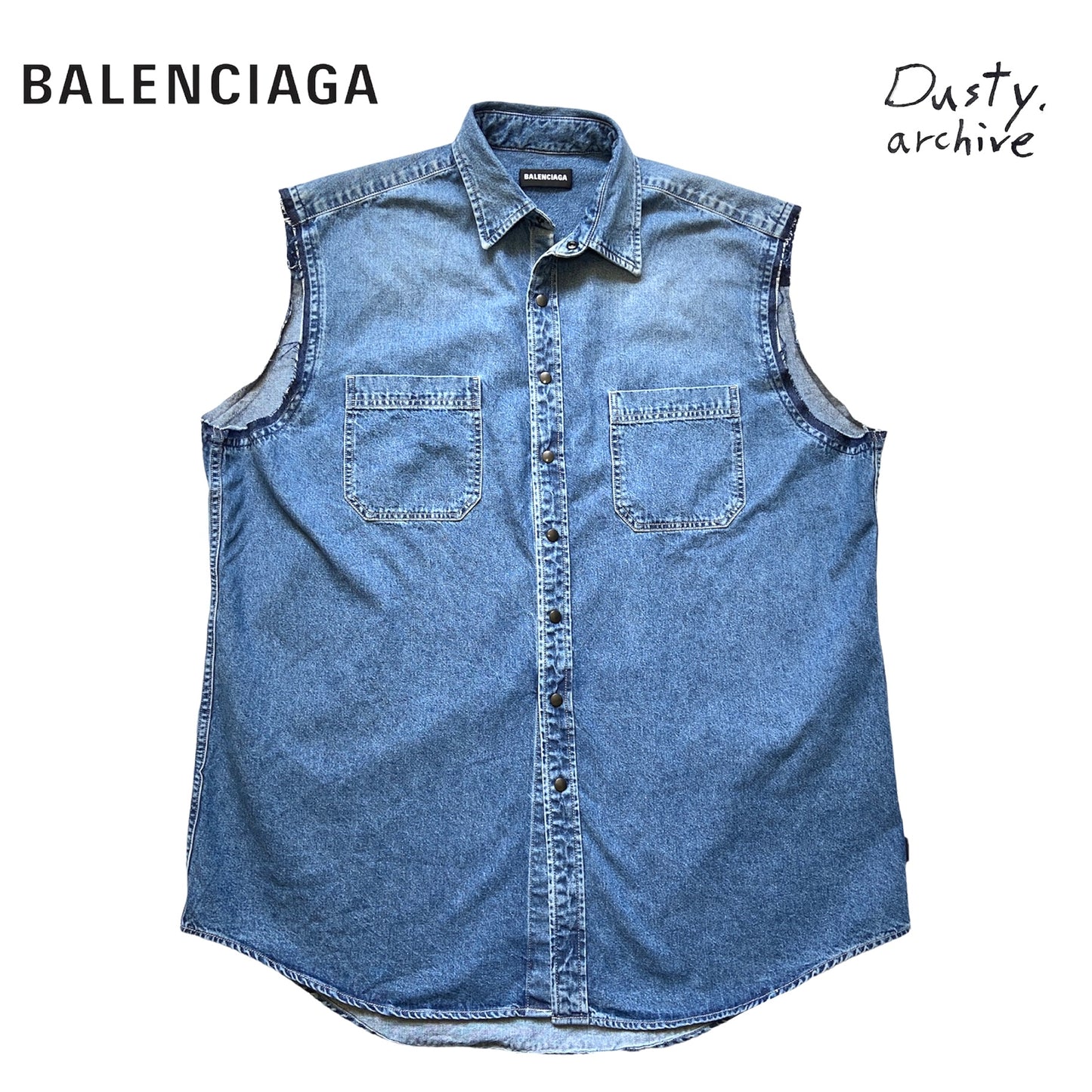 Balenciaga twinset denim plaid shirt mix with hood L