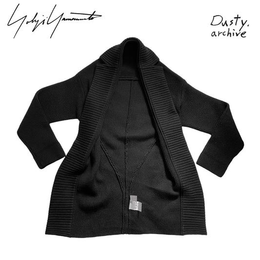 Yohji yamamoto ss12 heavyweight knit blazer cardigan jacket 2