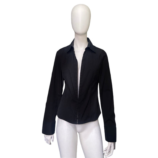 Gucci tom ford black hook shirt