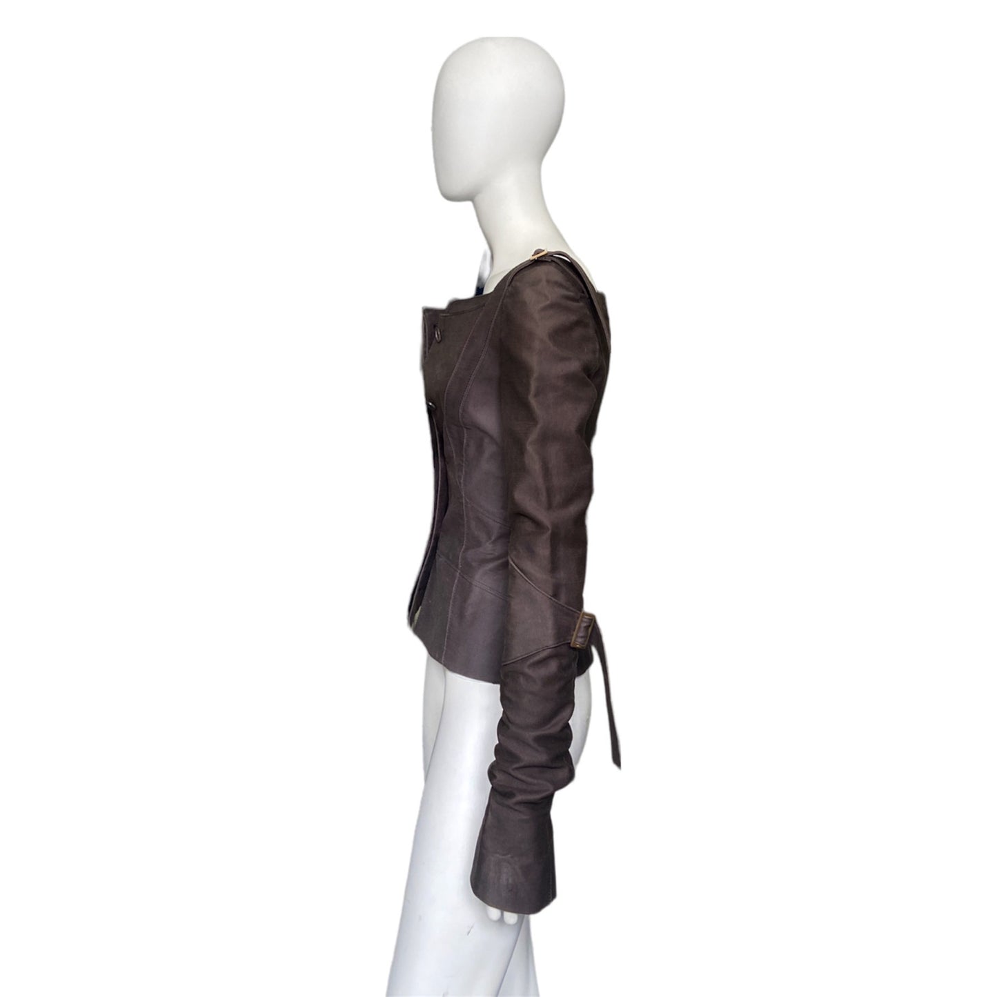 Gucci by Tom ford 2003 off shoulder corset bondage top 42