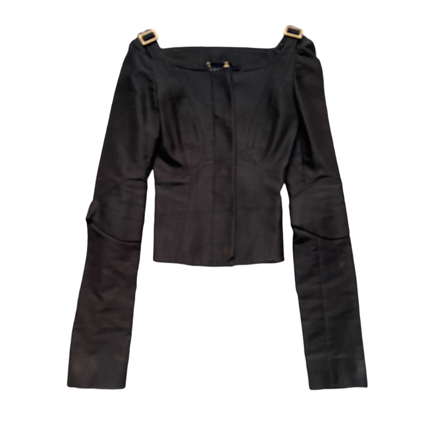 Gucci by Tom ford 2003 off shoulder corset bondage top 42