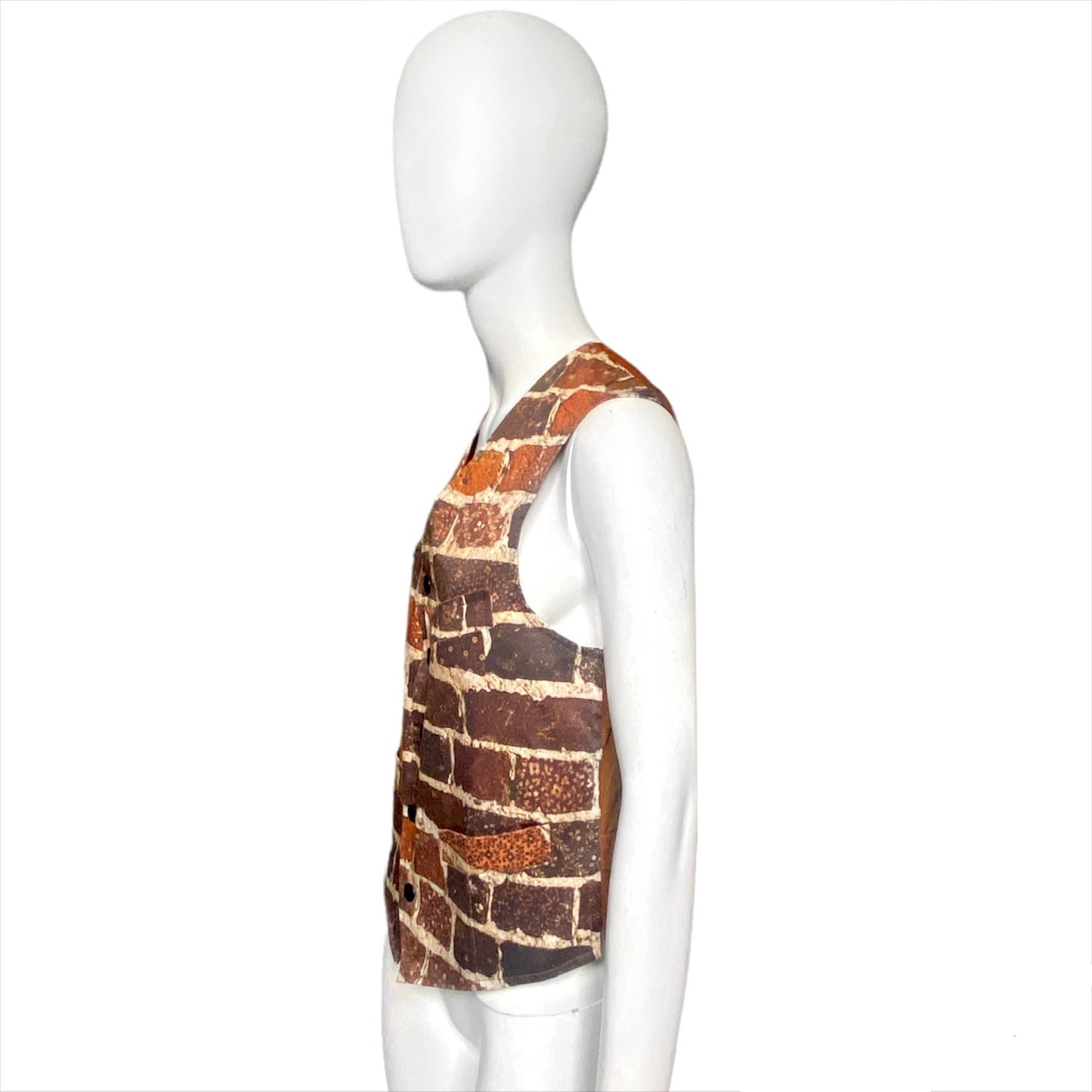 Jean paul Gaultier fw12 show-opening brick wall vest