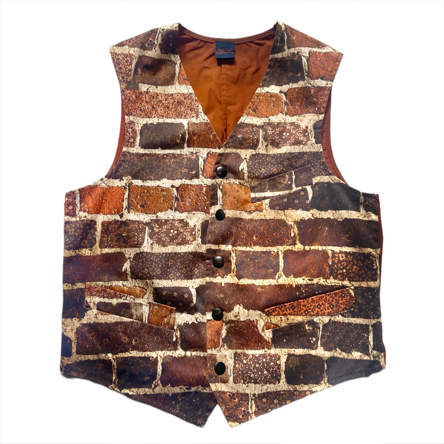 Jean paul Gaultier fw12 show-opening brick wall vest