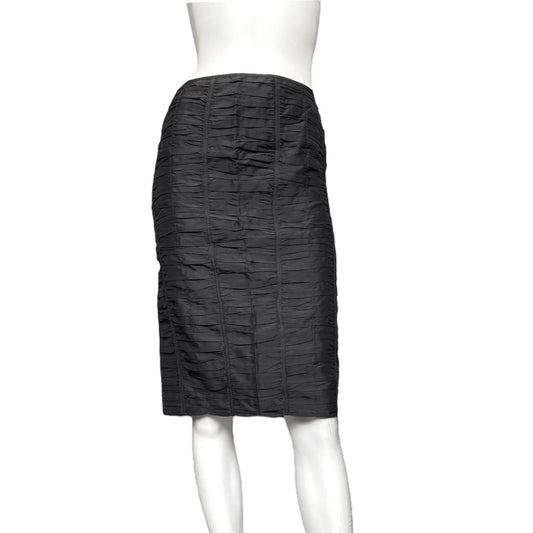Gucci Tom Ford ss01 silk rushed pencil skirt 40