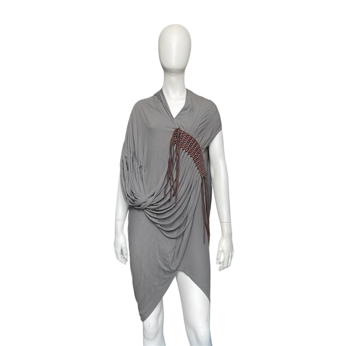 Junya Watanabe Spring 2014 beaded fringe tee tank top