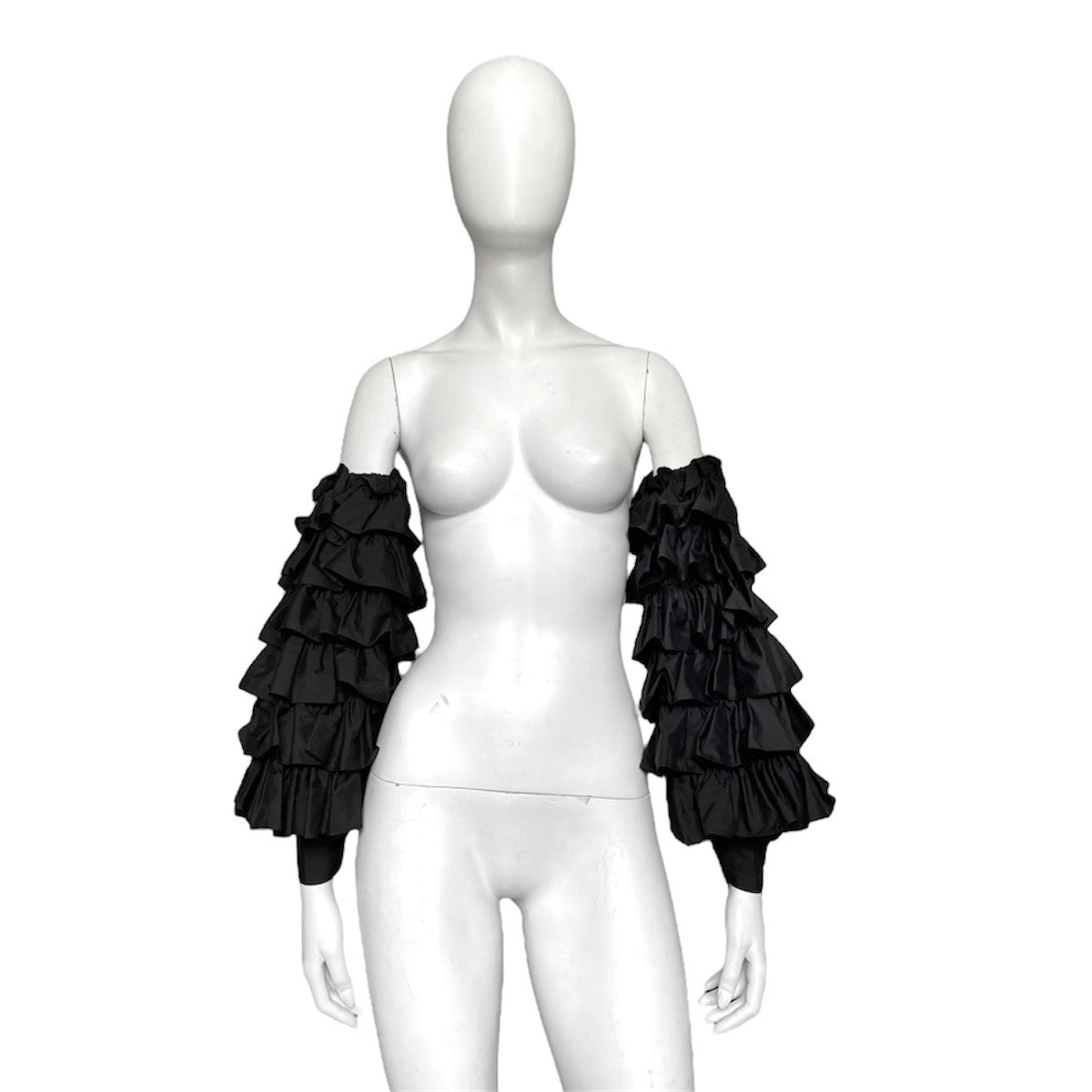 Comme des garçons ss20 ruffles flower arm sleeve