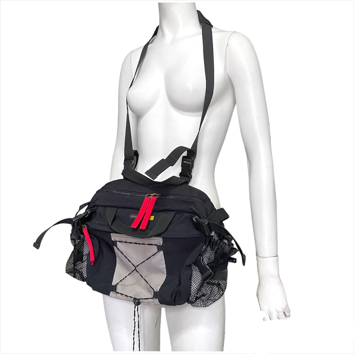 Marithe Francois Girbaud huge chest rig fanny waist pack bag