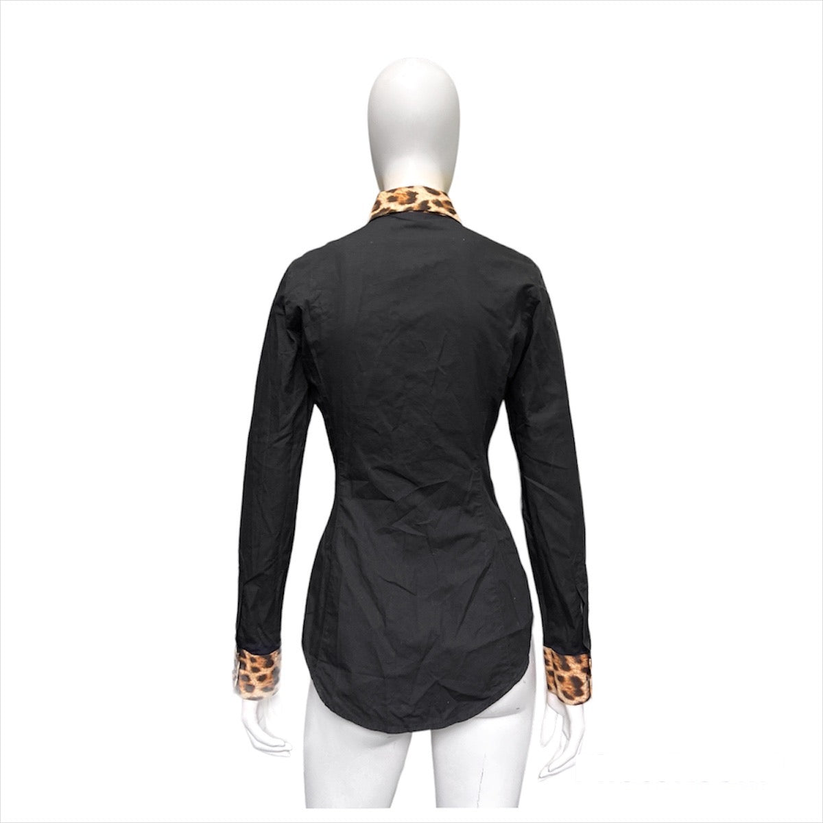 Jean Paul Gaultier fw97 leopard print tailored shirt S