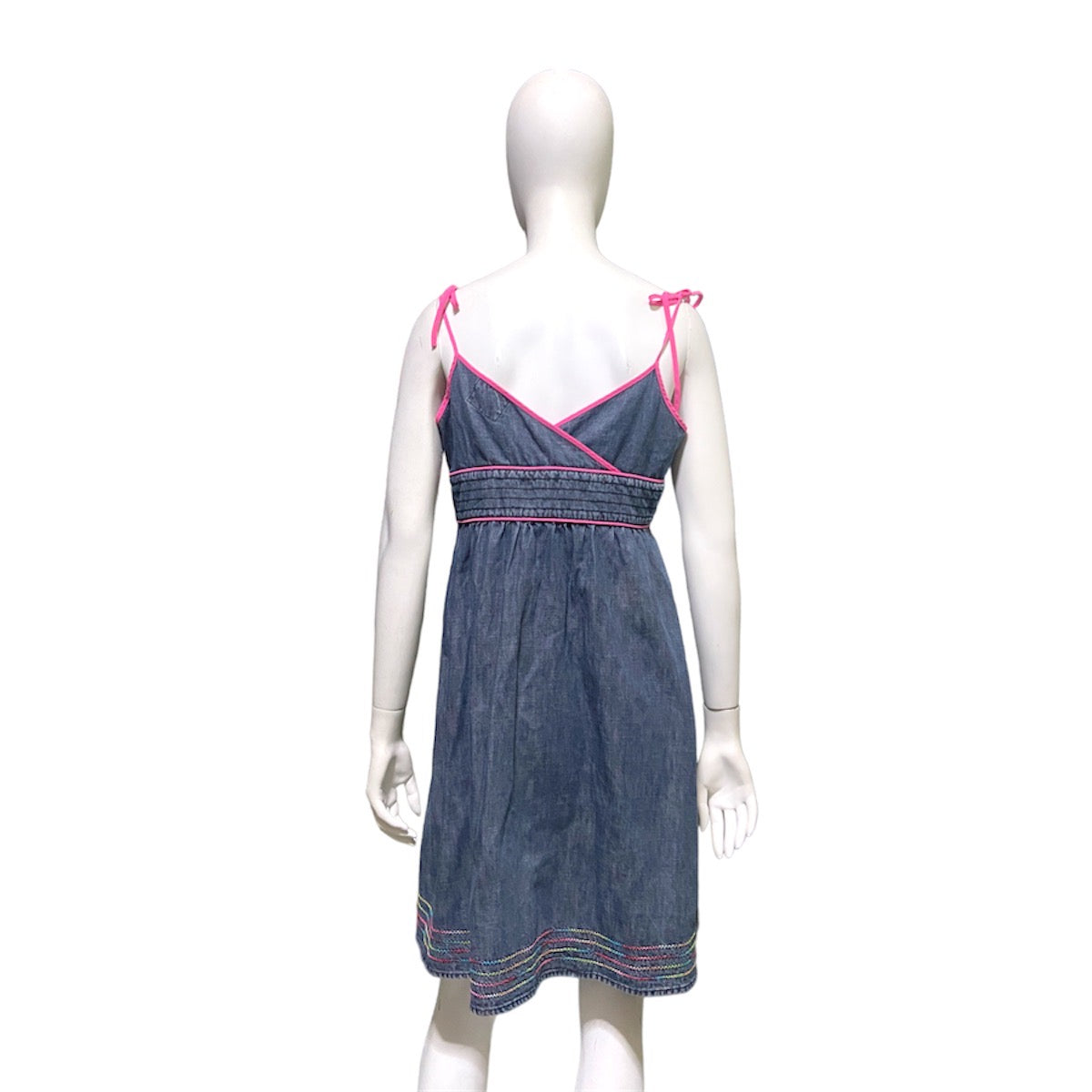 W< denim dress M