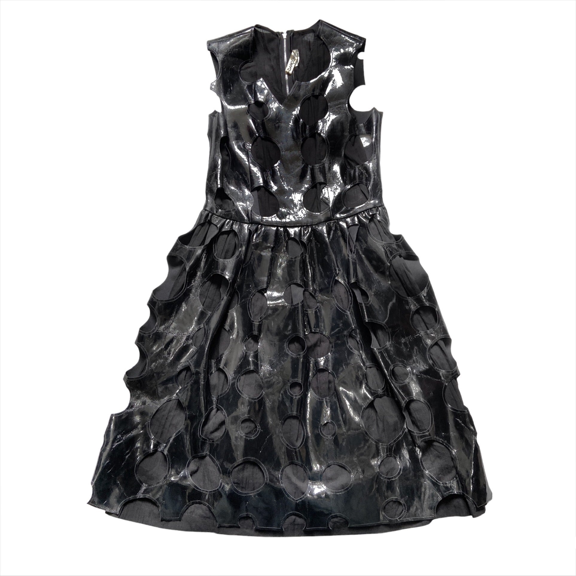 Comme des garçons ss15 pvc circle cut-out dress – Dusty Archive