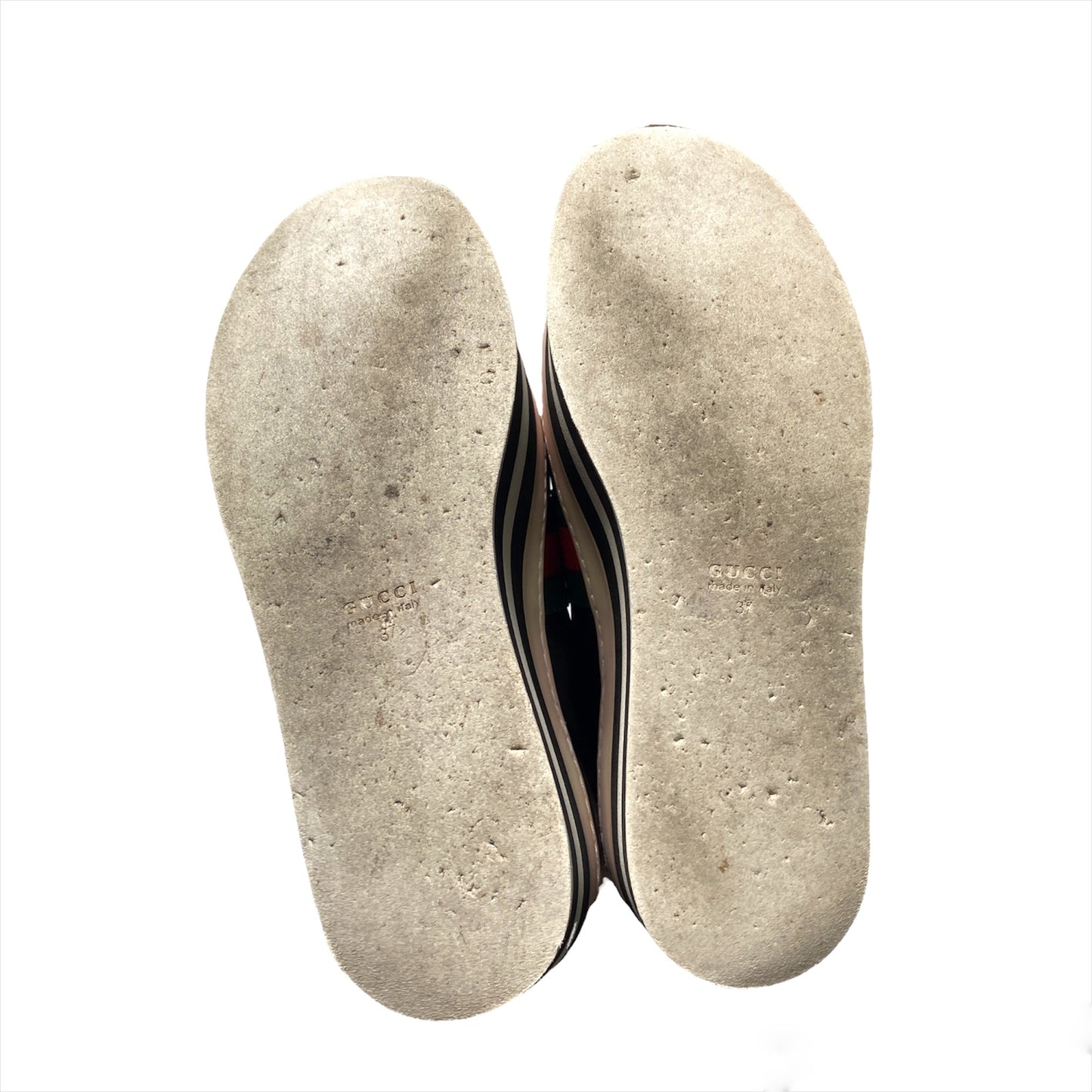 Gucci Peggy black platform ace sneaker 37