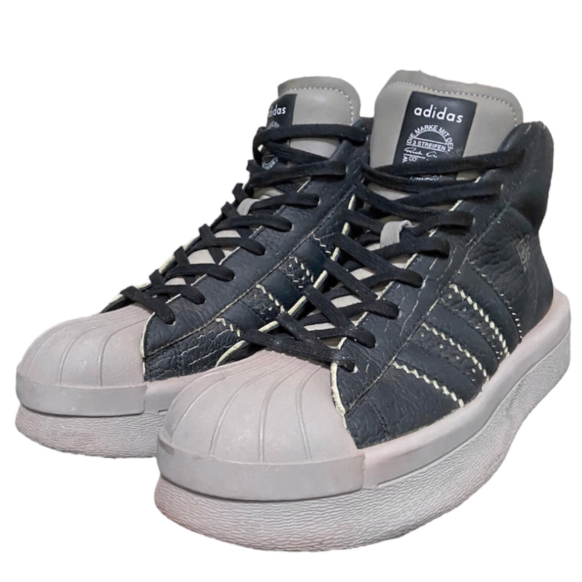 Rick owens x adidas indo pearl black mastodon pro 42.5 – Dusty Archive