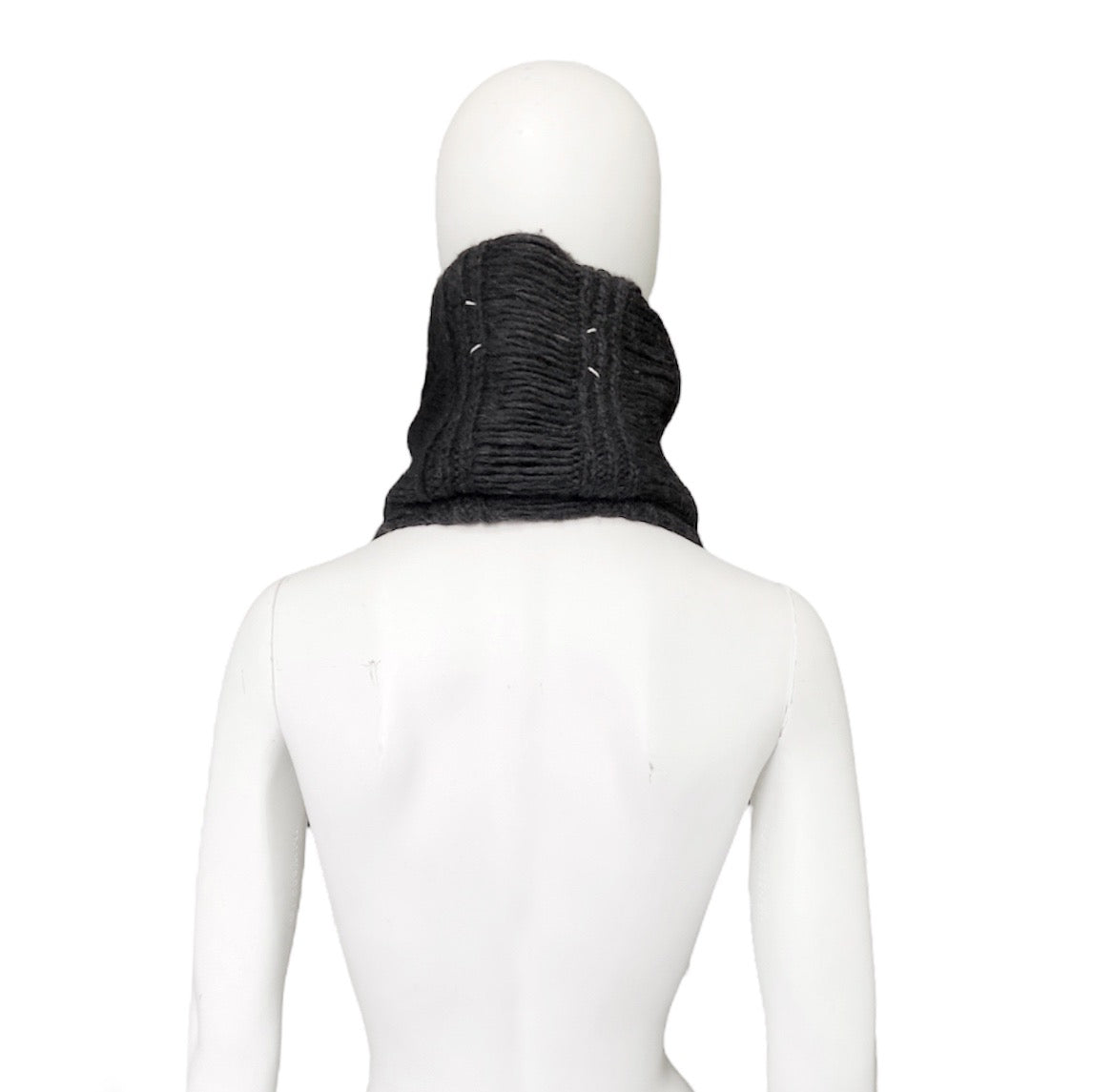 Maison Martin Margiela Fall 2009 logo spider alpaca wool knit neckwarmer scarf snood