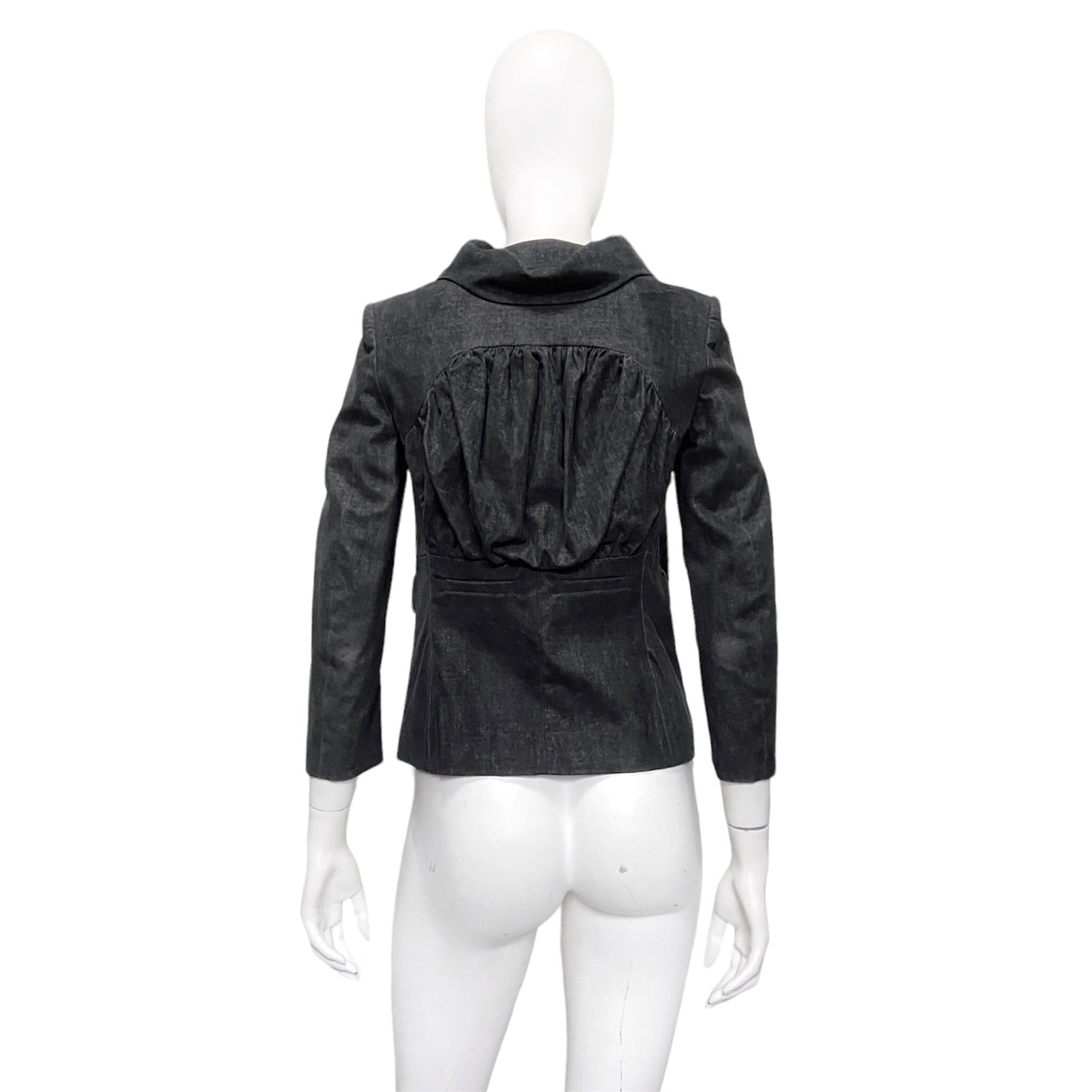 Undercover aw08 indigo dyed double lapel blazer 1