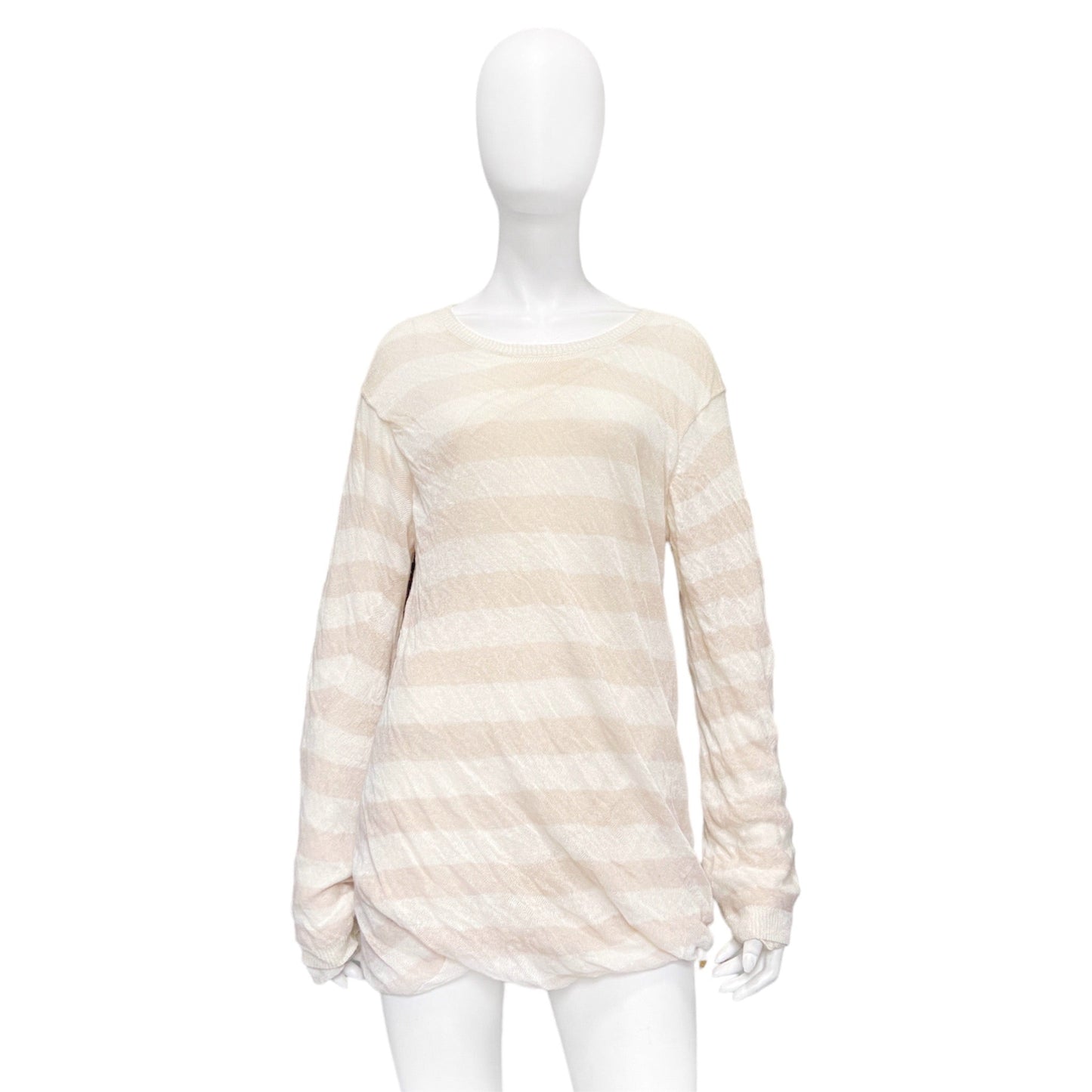 Yohji Yamamoto cream double layer knit 3