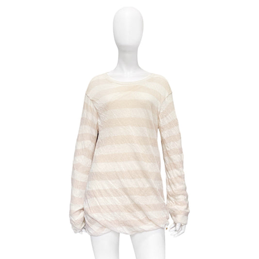 Yohji Yamamoto cream double layer knit 3